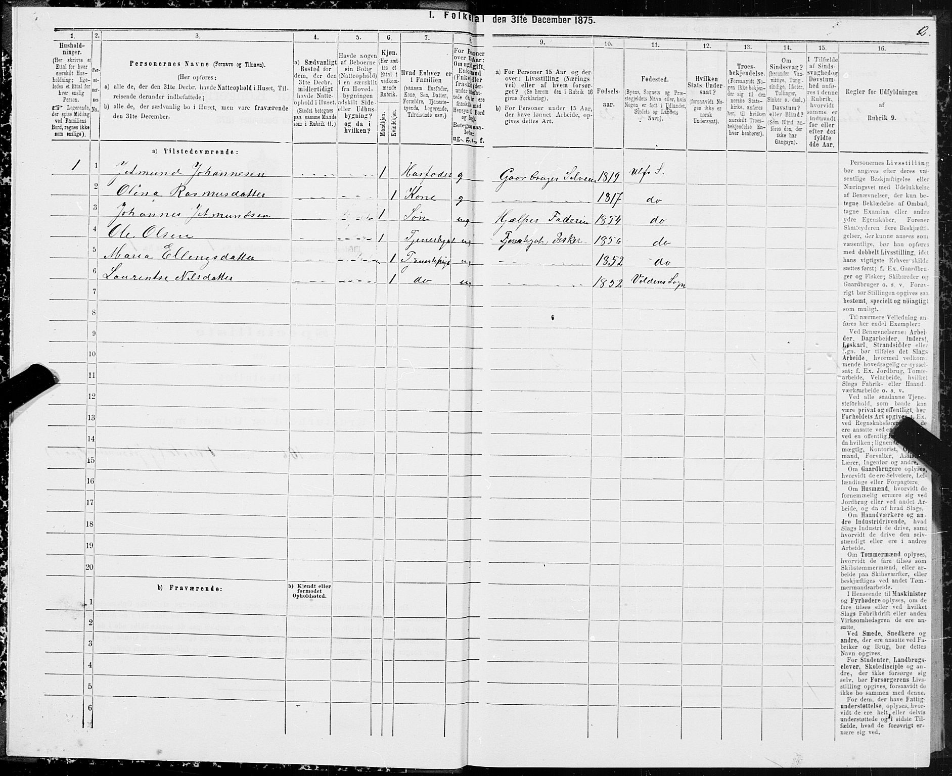 SAT, Folketelling 1875 for 1516P Ulstein prestegjeld, 1875, s. 1002