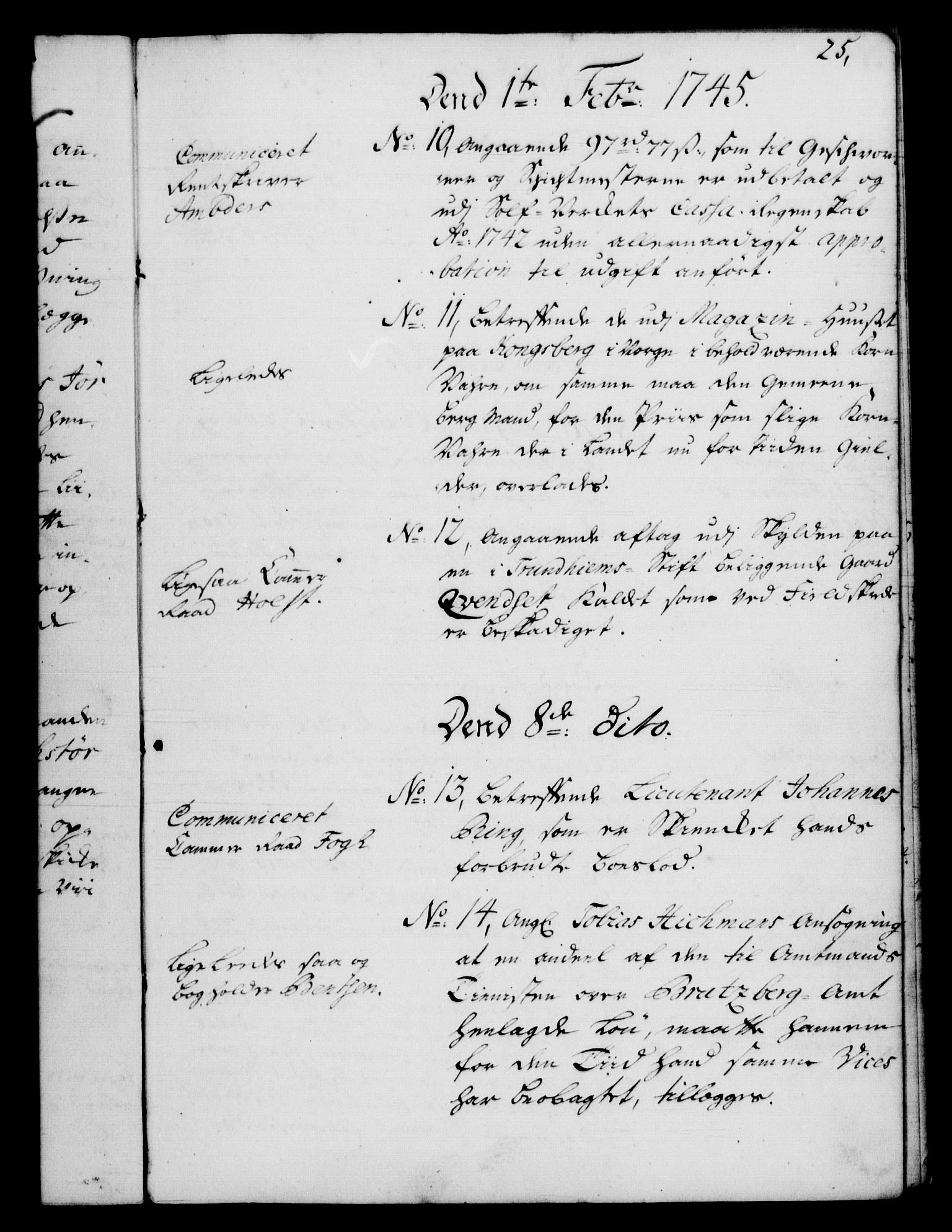 Rentekammeret, Kammerkanselliet, RA/EA-3111/G/Gf/Gfb/L0005: Register til norske relasjons- og resolusjonsprotokoller (merket RK 52.100), 1744-1754, s. 25
