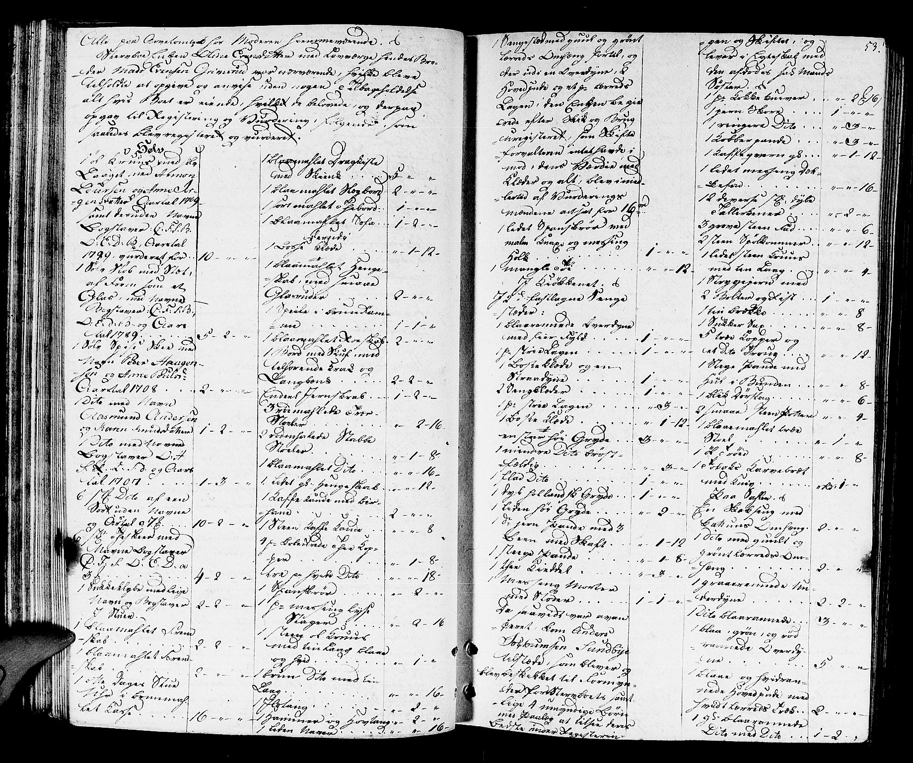 Lier, Røyken og Hurum sorenskriveri, SAKO/A-89/H/Hc/L0008: Skifteprotokoll, 1799-1805, s. 52b-53a