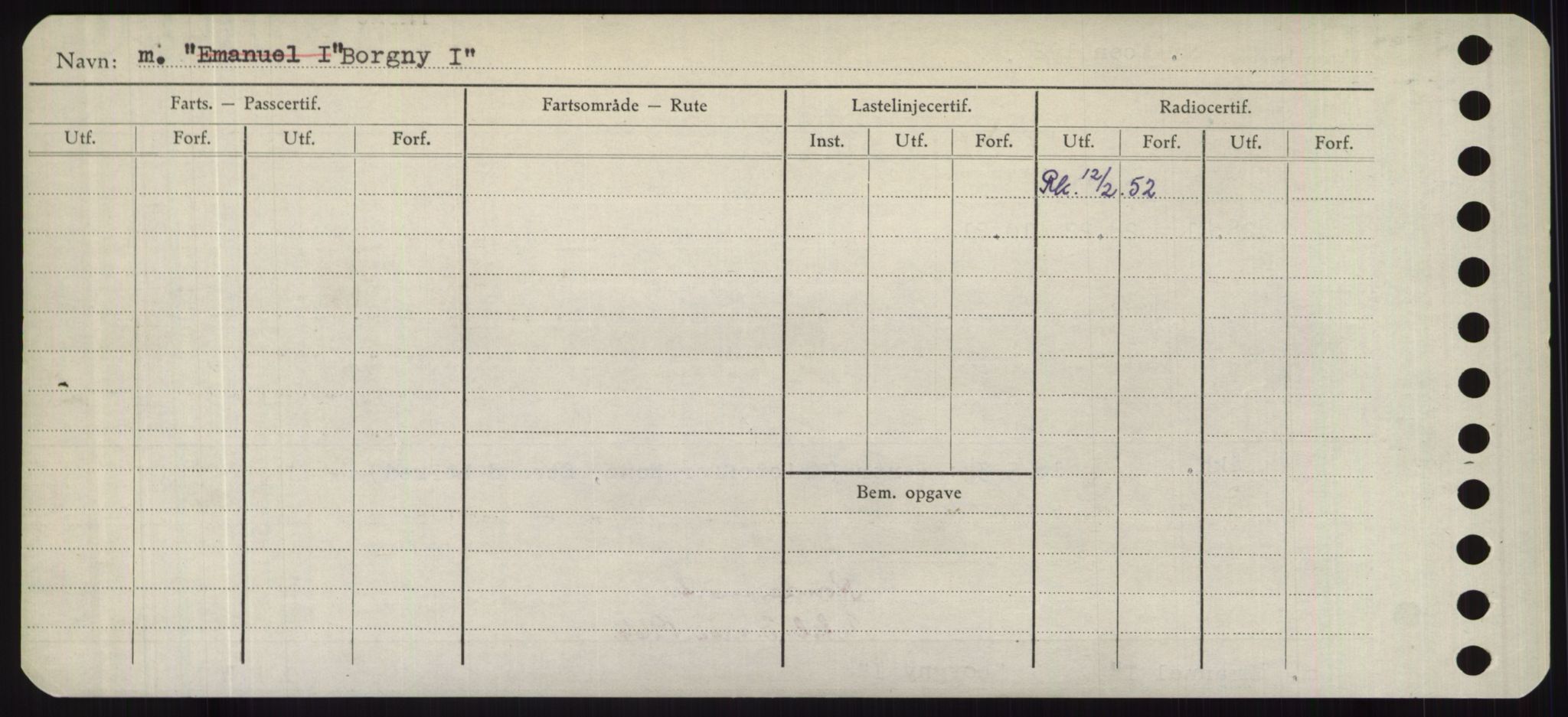 Sjøfartsdirektoratet med forløpere, Skipsmålingen, RA/S-1627/H/Hd/L0004: Fartøy, Bia-Boy, s. 584