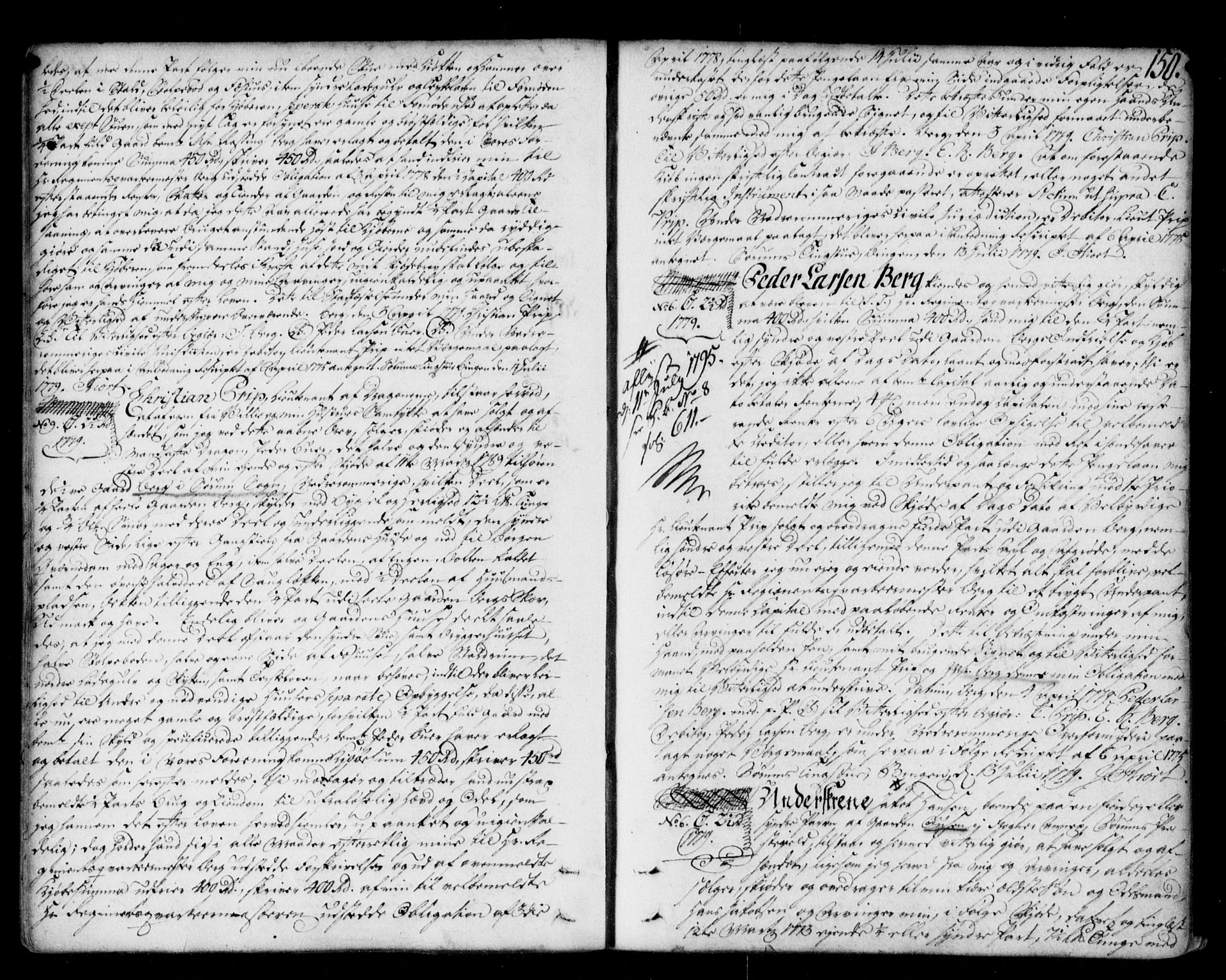Nedre Romerike sorenskriveri, SAO/A-10469/G/Gb/Gba/L0007: Pantebok nr. 7, 1777-1785, s. 150