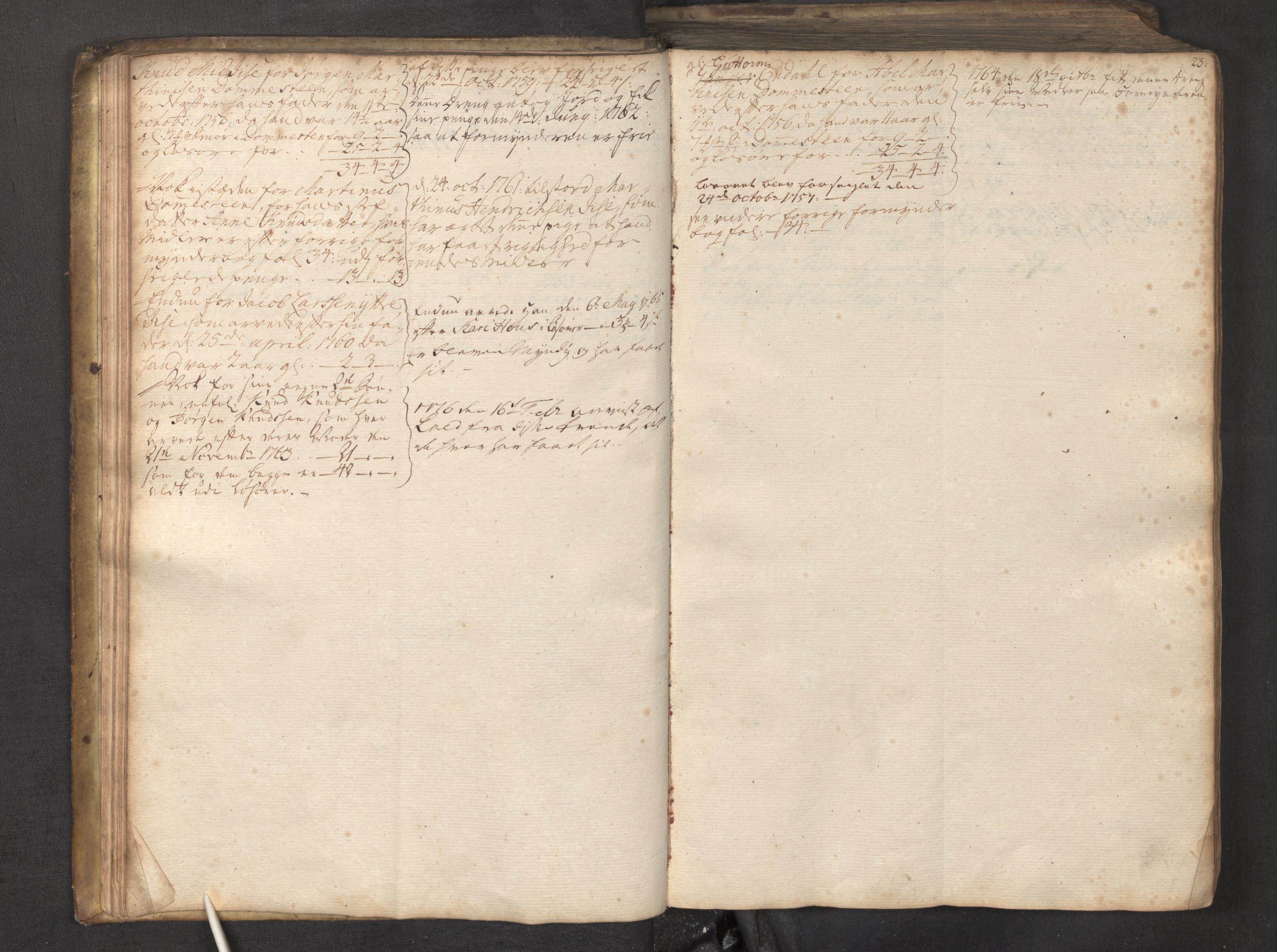 Nordfjord sorenskriveri, AV/SAB-A-2801/1/05/05a/L0004: Overformyndarprotokollar, 1755-1773