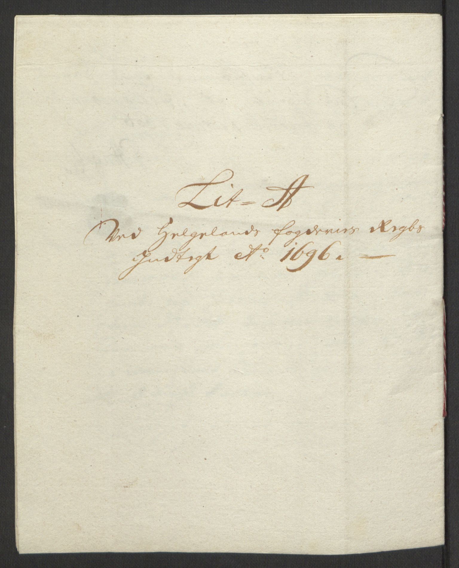 Rentekammeret inntil 1814, Reviderte regnskaper, Fogderegnskap, AV/RA-EA-4092/R65/L4505: Fogderegnskap Helgeland, 1693-1696, s. 412