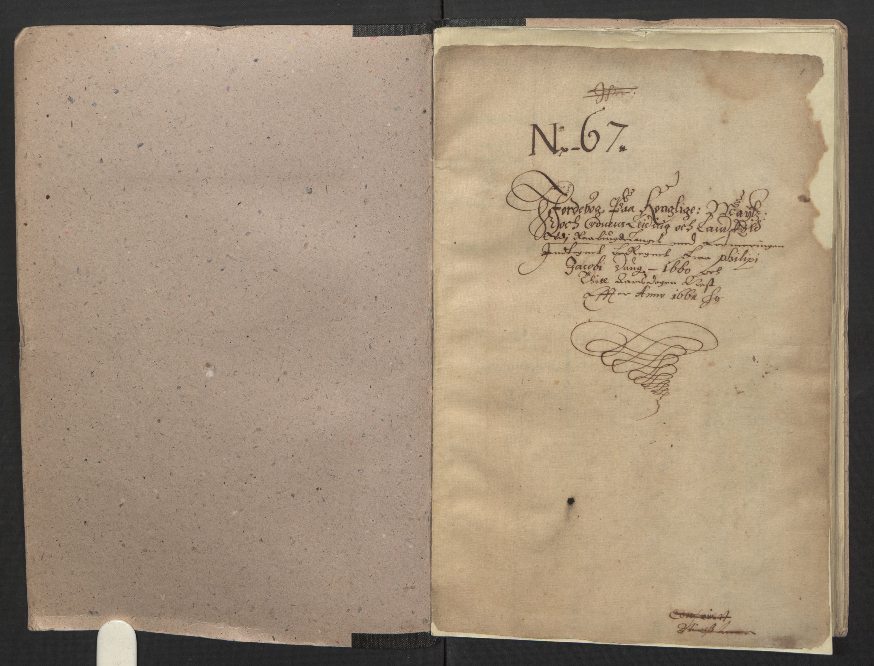 Rentekammeret inntil 1814, Realistisk ordnet avdeling, RA/EA-4070/L/L0021/0003: Agder lagdømme: / Kronens jordebok. Råbyggelag, 1661, s. 1a