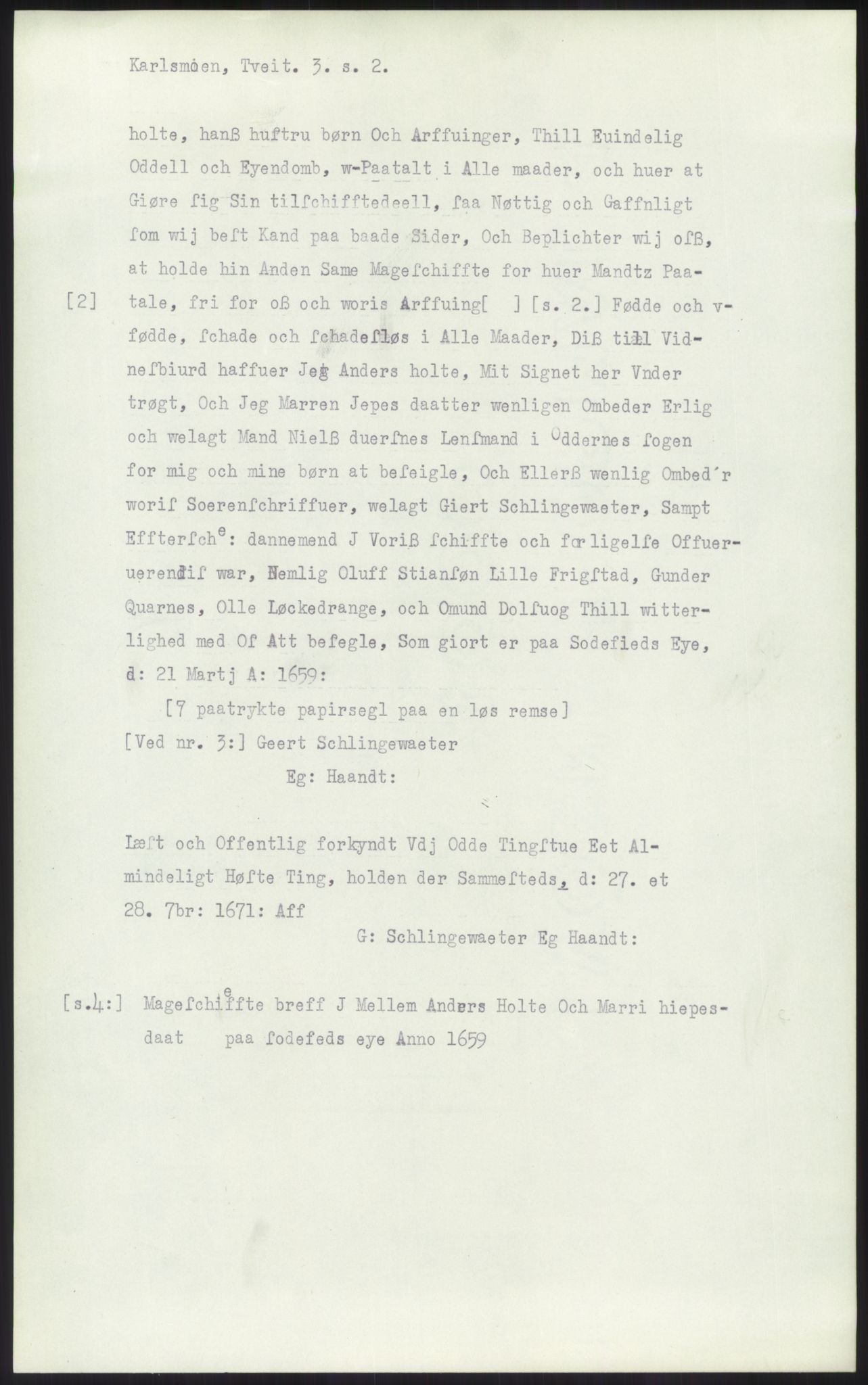 Samlinger til kildeutgivelse, Diplomavskriftsamlingen, AV/RA-EA-4053/H/Ha, s. 1805