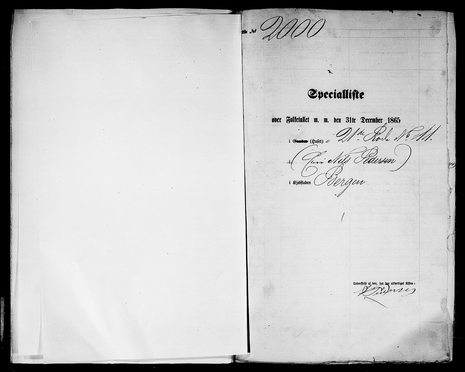 RA, Folketelling 1865 for 1301 Bergen kjøpstad, 1865, s. 4091