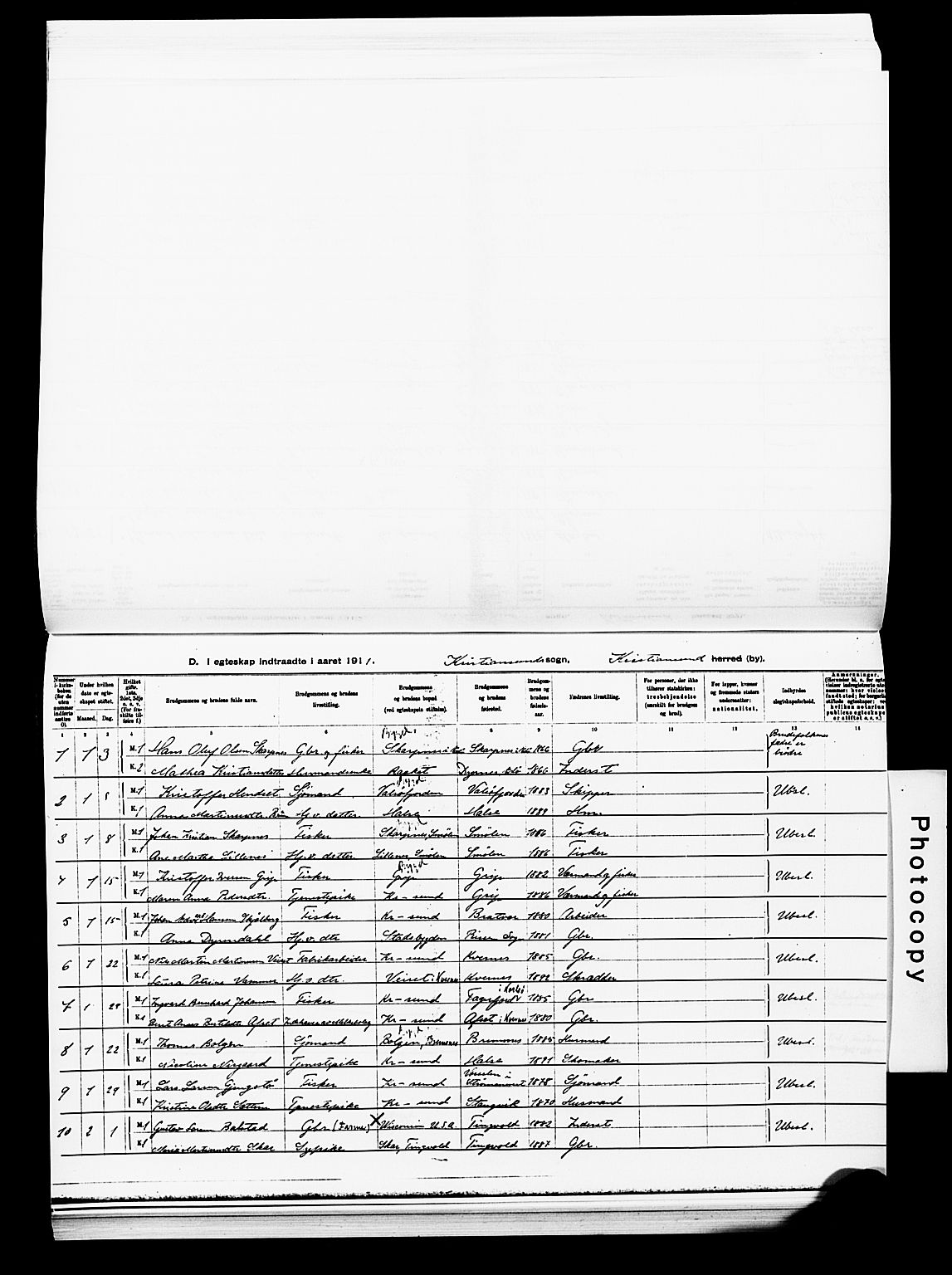 Ministerialprotokoller, klokkerbøker og fødselsregistre - Møre og Romsdal, SAT/A-1454/572/L0859: Ministerialbok nr. 572D03, 1903-1916