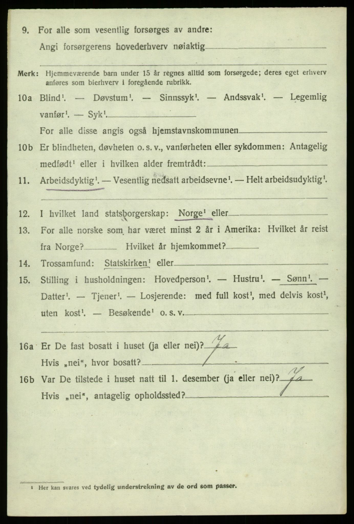 SAB, Folketelling 1920 for 1246 Fjell herred, 1920, s. 11633