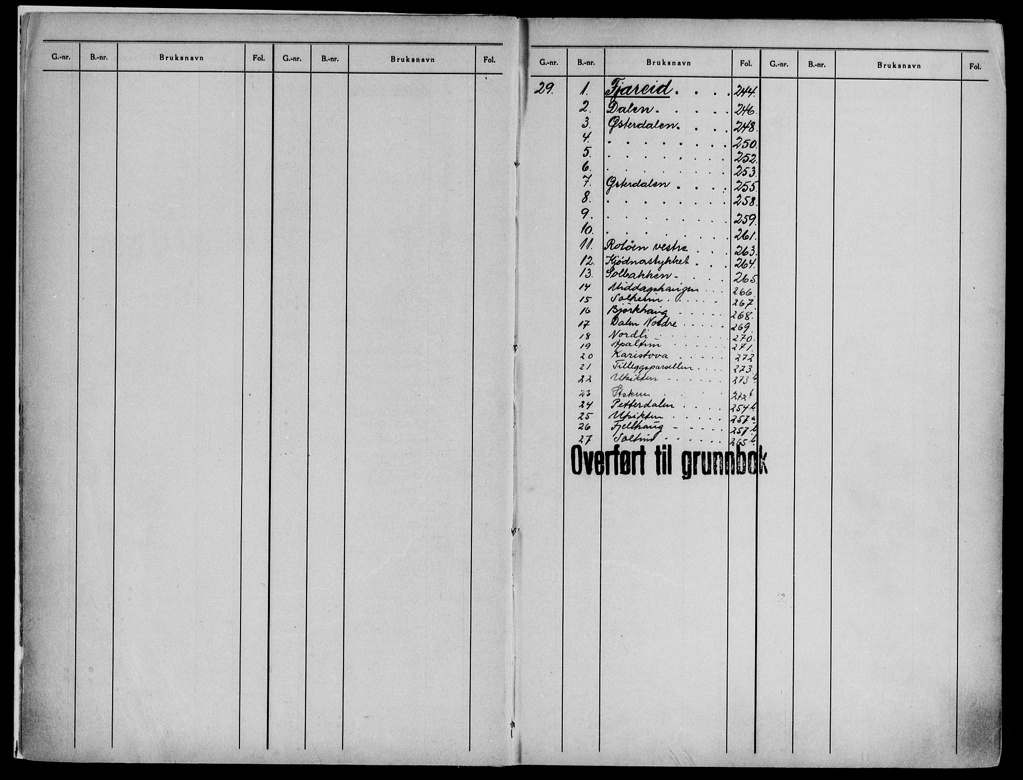 Midhordland sorenskriveri, SAB/A-3001/1/G/Ga/Gab/L0087a: Panteregister nr. II.A.b.87a