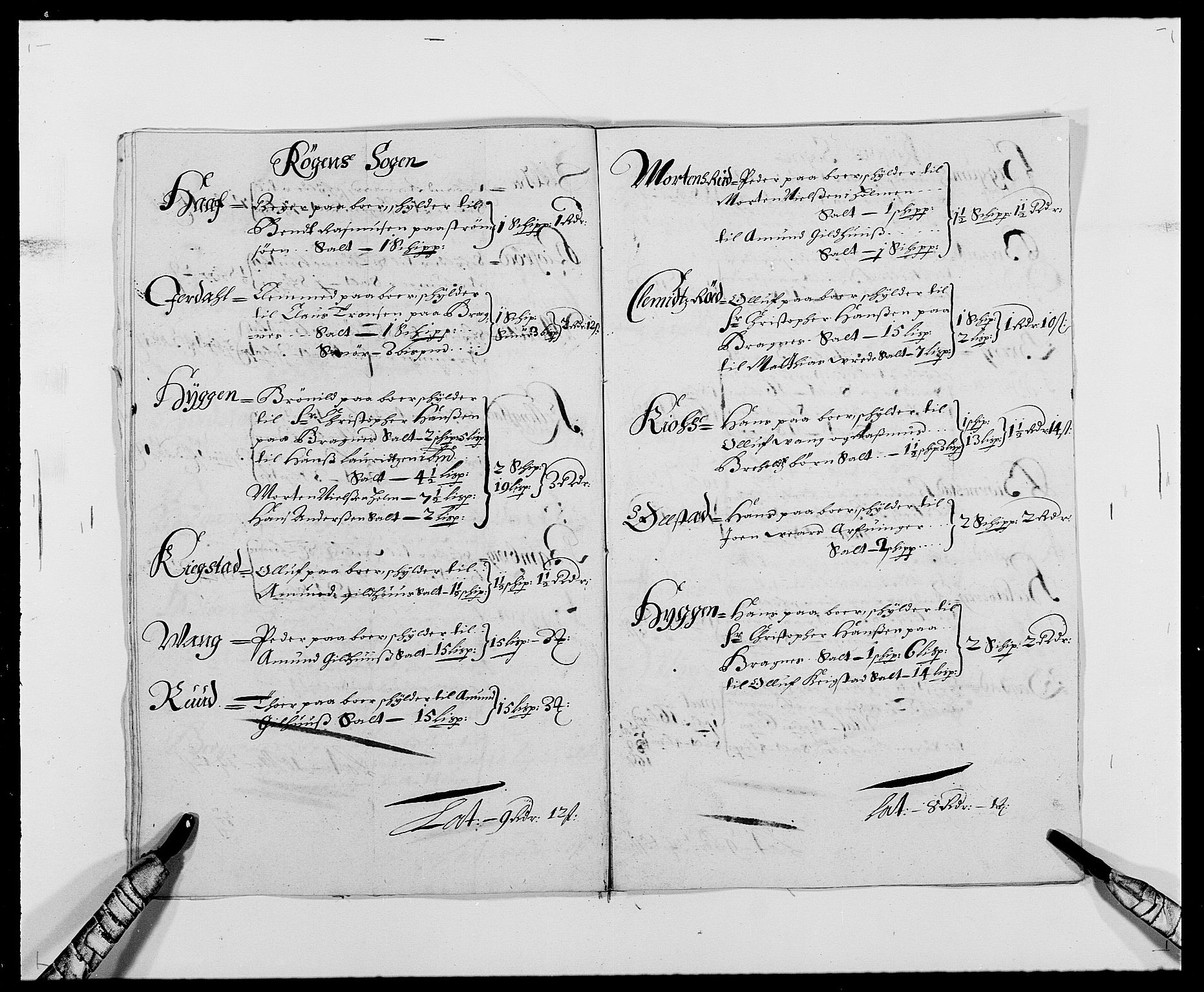 Rentekammeret inntil 1814, Reviderte regnskaper, Fogderegnskap, AV/RA-EA-4092/R29/L1692: Fogderegnskap Hurum og Røyken, 1682-1687, s. 201