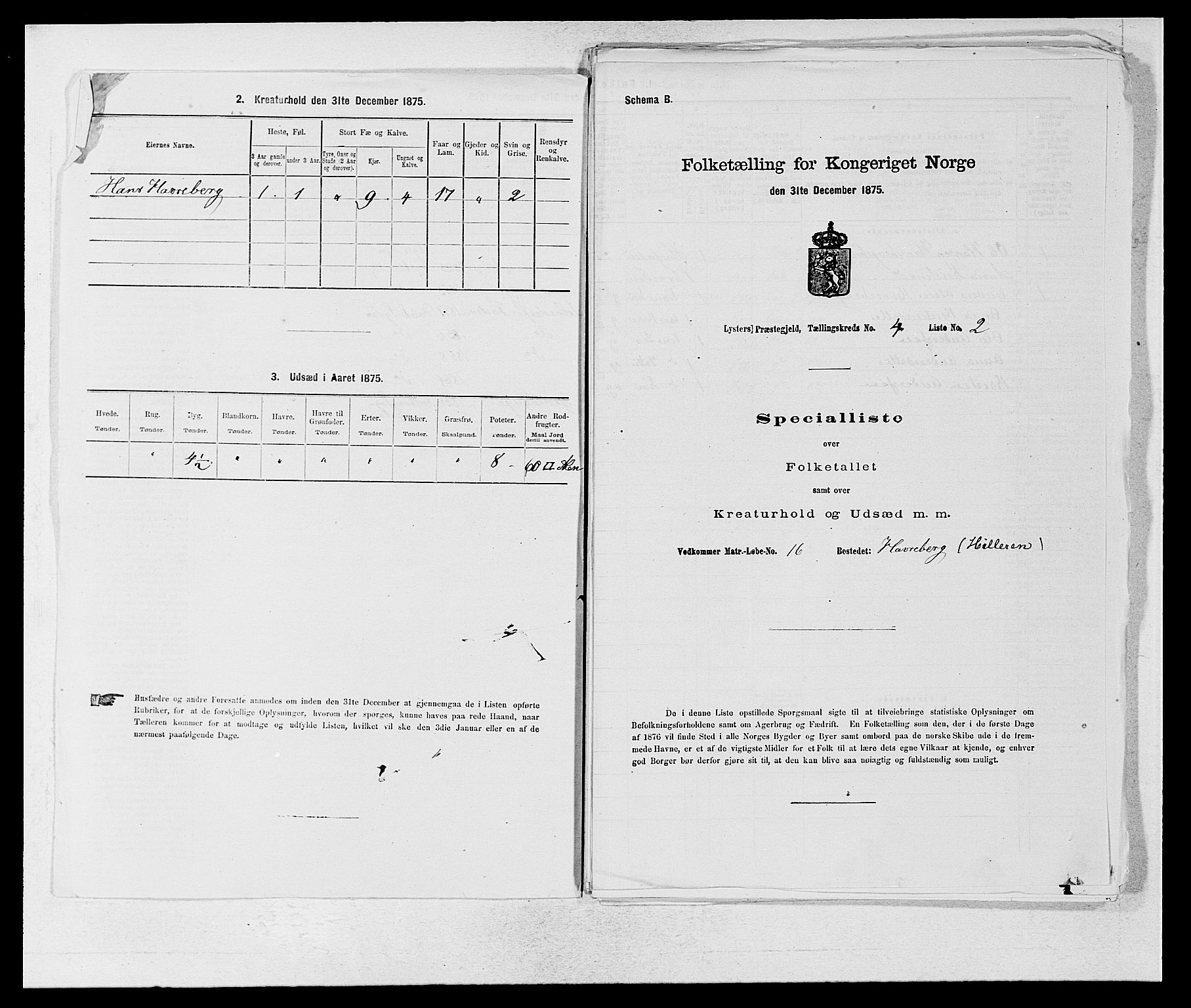 SAB, Folketelling 1875 for 1426P Luster prestegjeld, 1875, s. 702