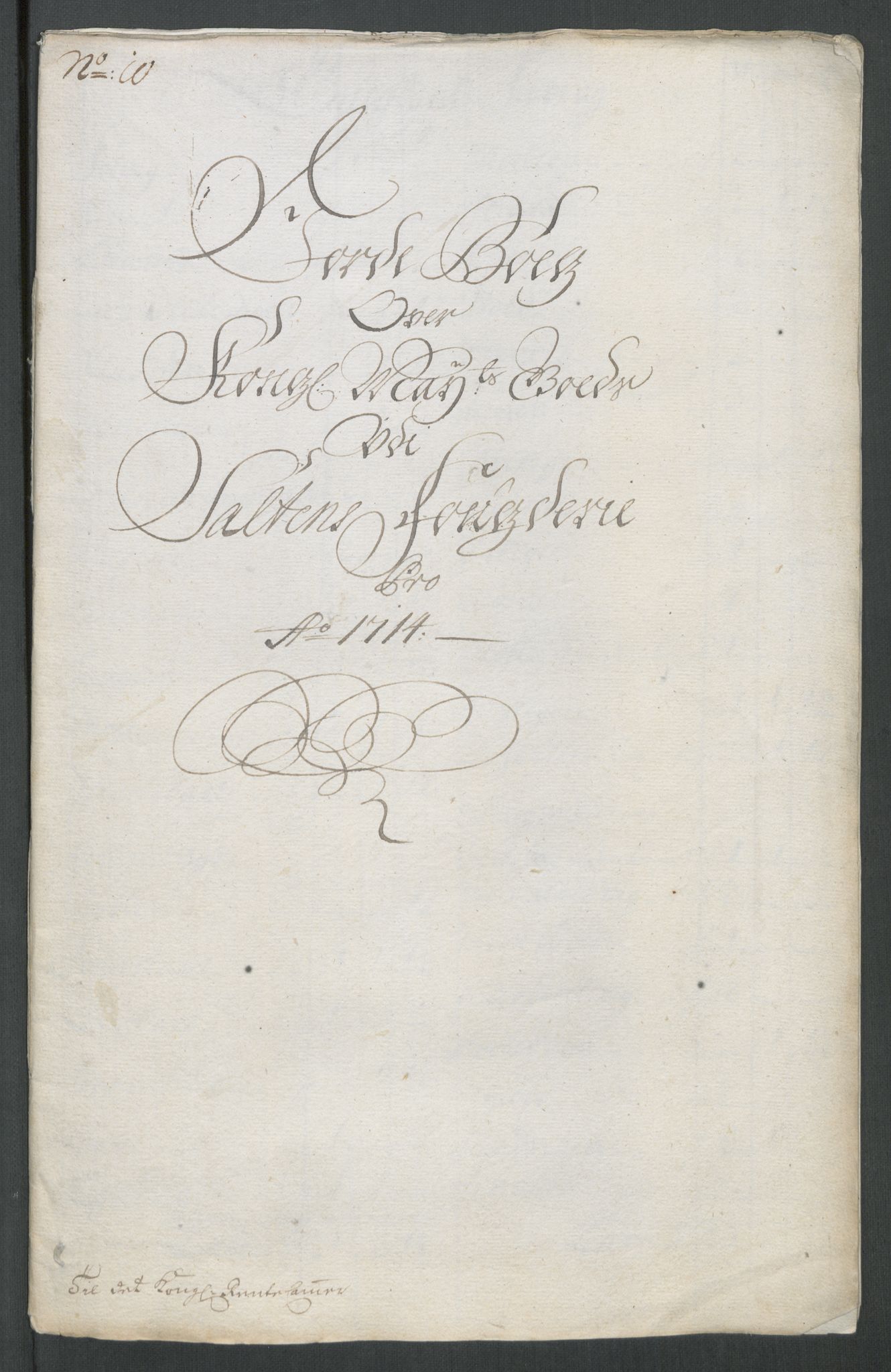 Rentekammeret inntil 1814, Reviderte regnskaper, Fogderegnskap, RA/EA-4092/R66/L4584: Fogderegnskap Salten, 1714, s. 192