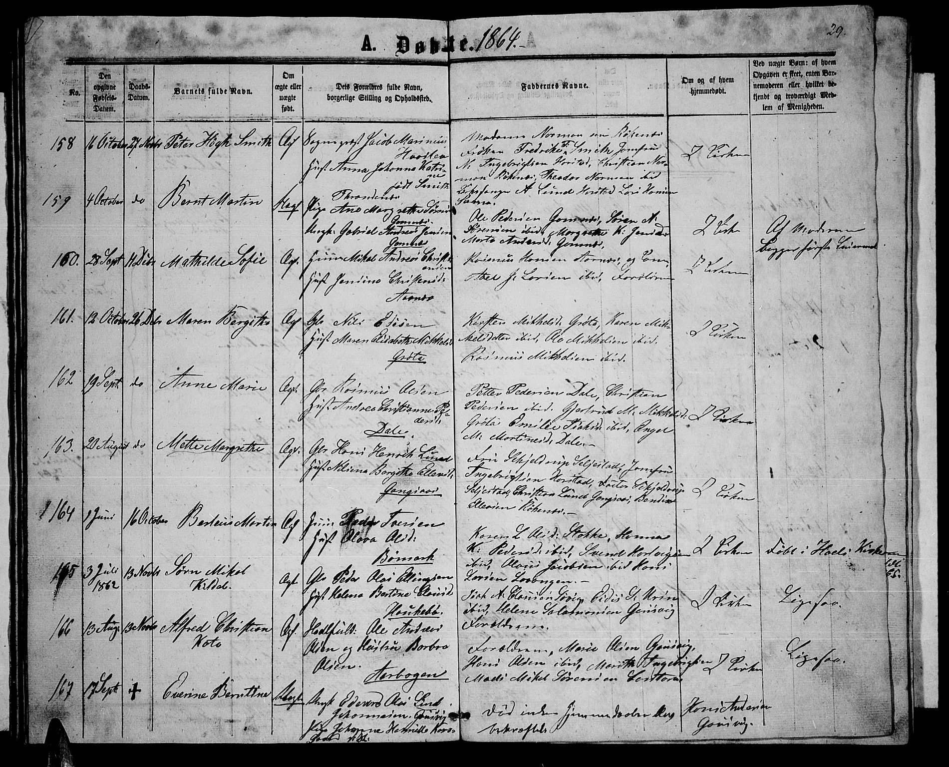 Trondenes sokneprestkontor, AV/SATØ-S-1319/H/Hb/L0008klokker: Klokkerbok nr. 8, 1863-1869, s. 29