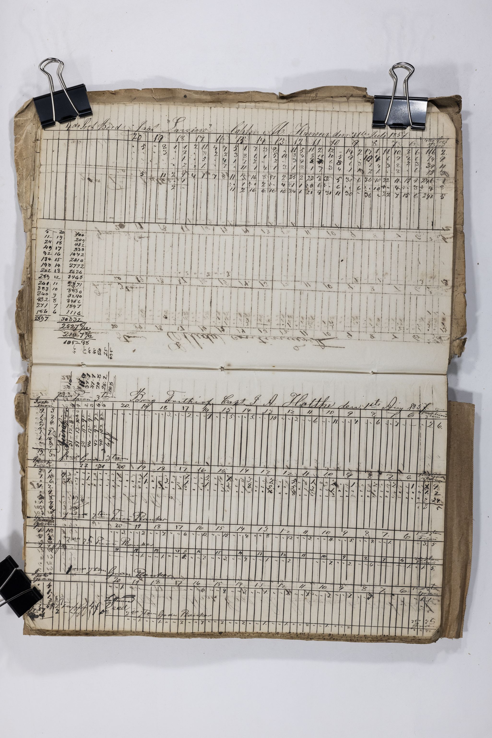 Blehr/ Kjellestad, TEMU/TGM-A-1212/E/Eb/L0007: Ladnings Liste for egne fartøier, 1856-1859, s. 47