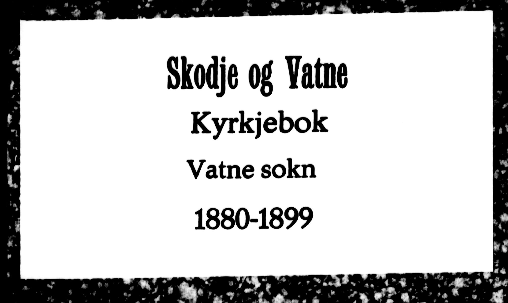 Ministerialprotokoller, klokkerbøker og fødselsregistre - Møre og Romsdal, SAT/A-1454/525/L0374: Ministerialbok nr. 525A04, 1880-1899