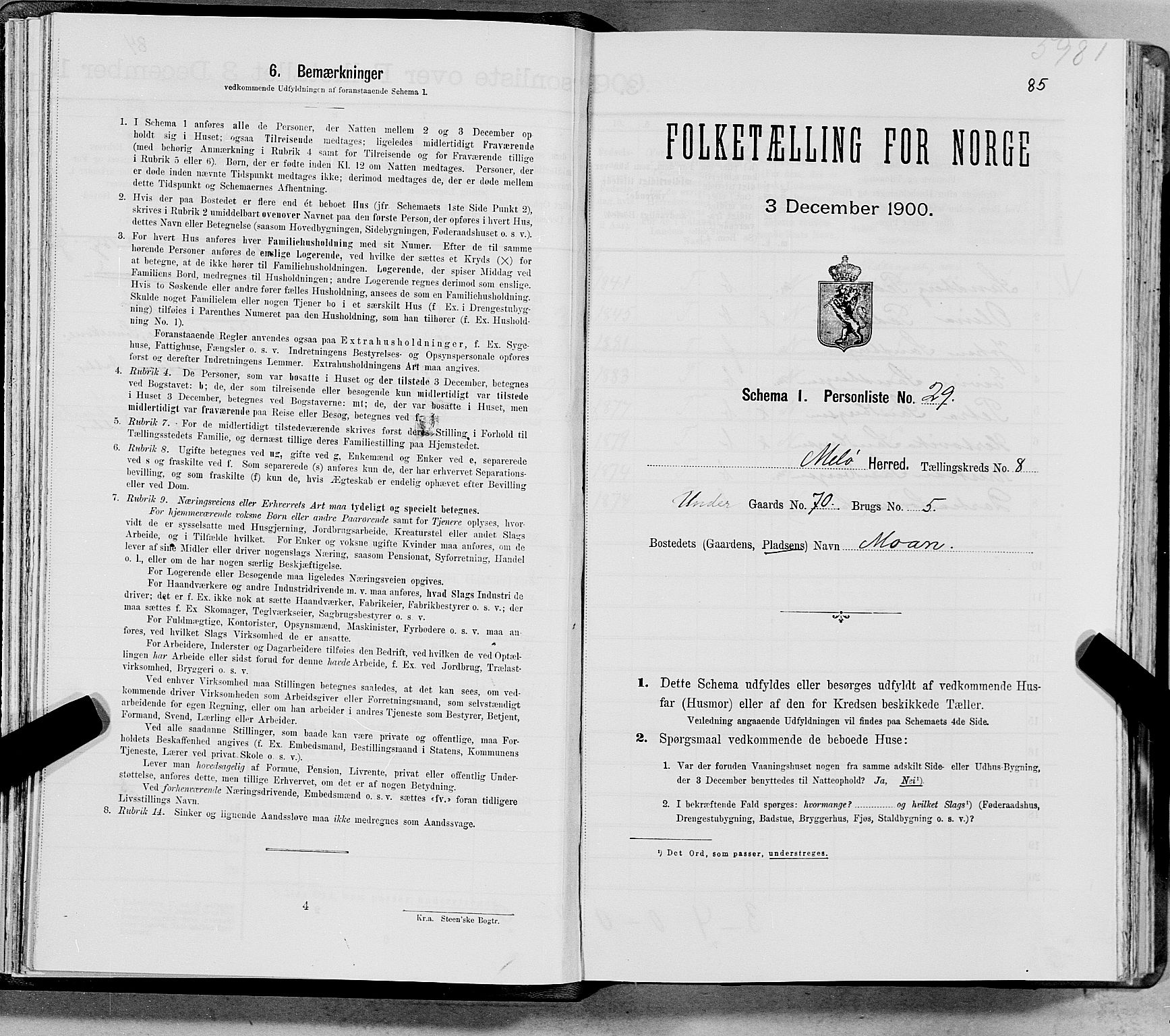 SAT, Folketelling 1900 for 1837 Meløy herred, 1900, s. 1172