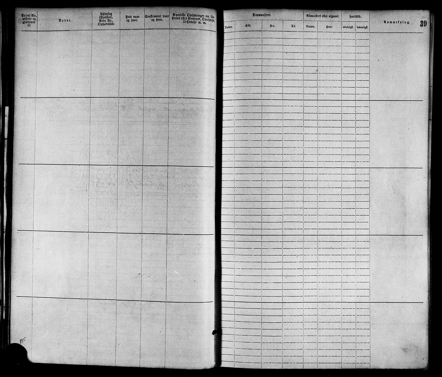 Lillesand mønstringskrets, AV/SAK-2031-0014/F/Fa/L0004: Annotasjonsrulle nr 1-1920 med register, G-1, 1869-1891, s. 61