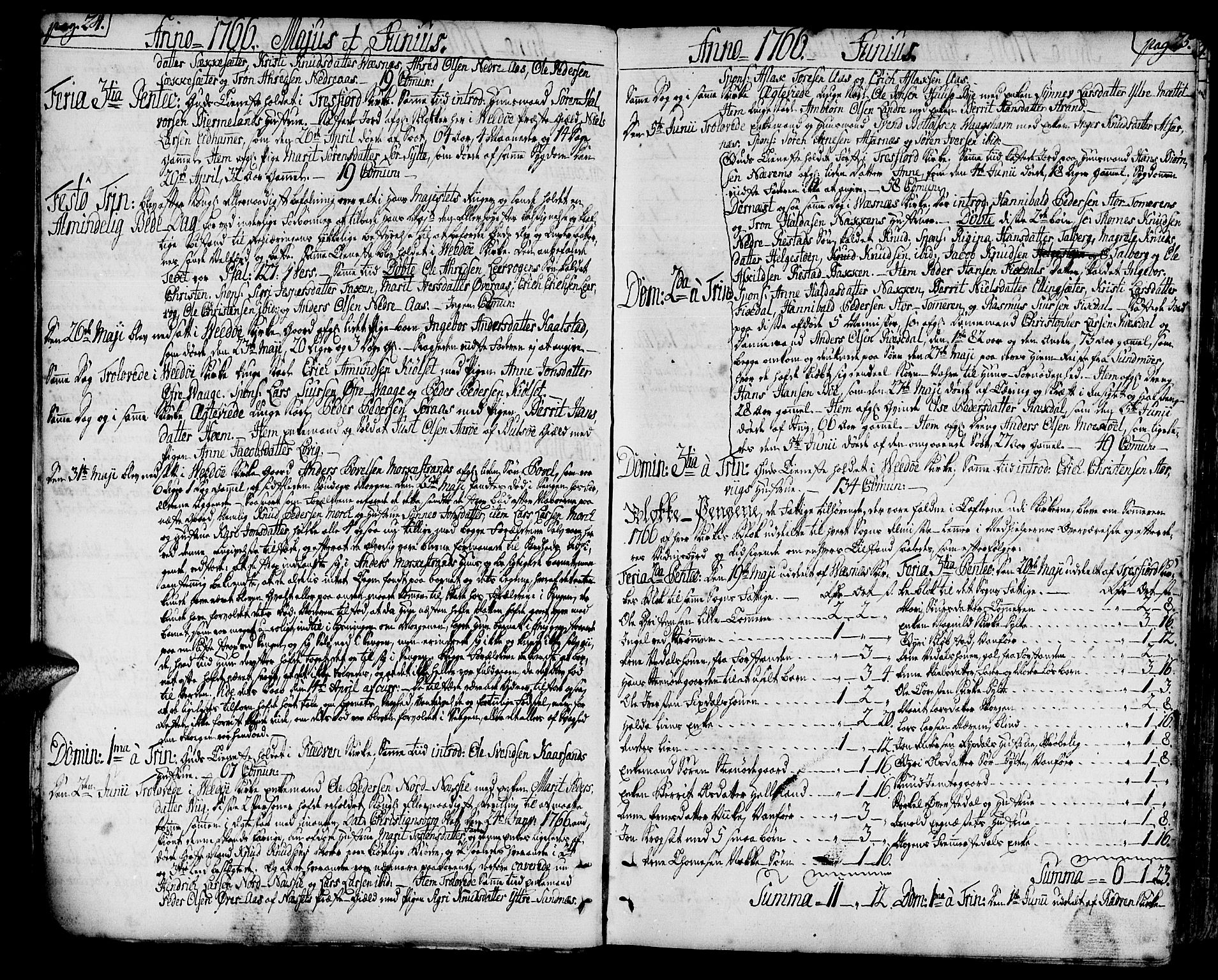 Ministerialprotokoller, klokkerbøker og fødselsregistre - Møre og Romsdal, AV/SAT-A-1454/547/L0600: Ministerialbok nr. 547A02, 1765-1799, s. 24-25