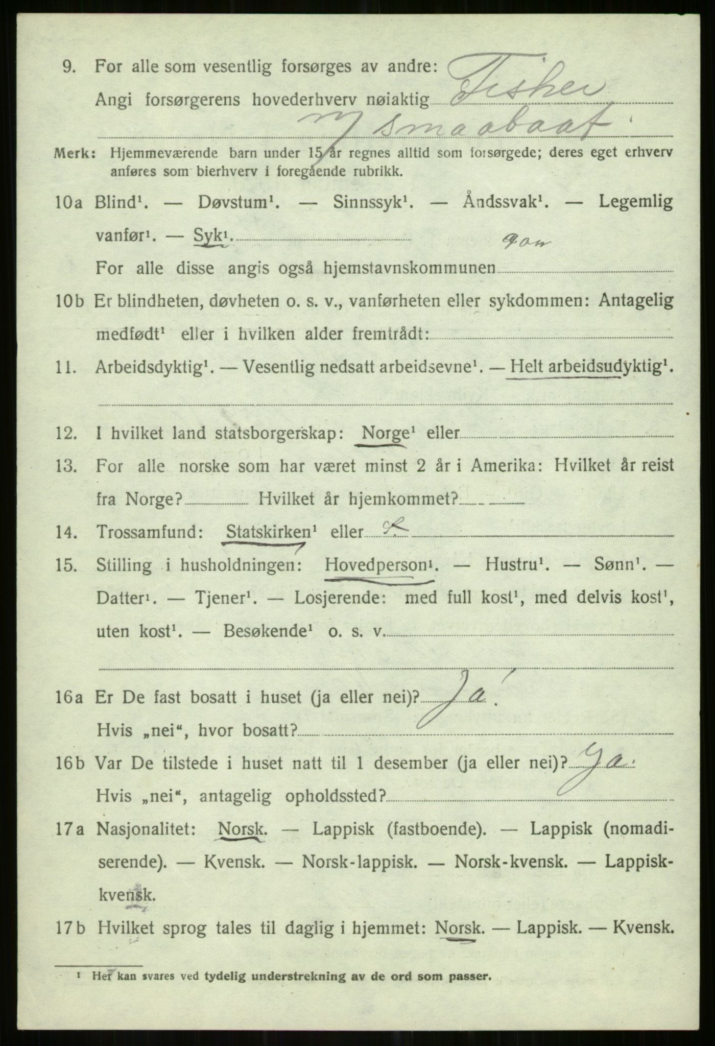 SATØ, Folketelling 1920 for 1935 Helgøy herred, 1920, s. 1984