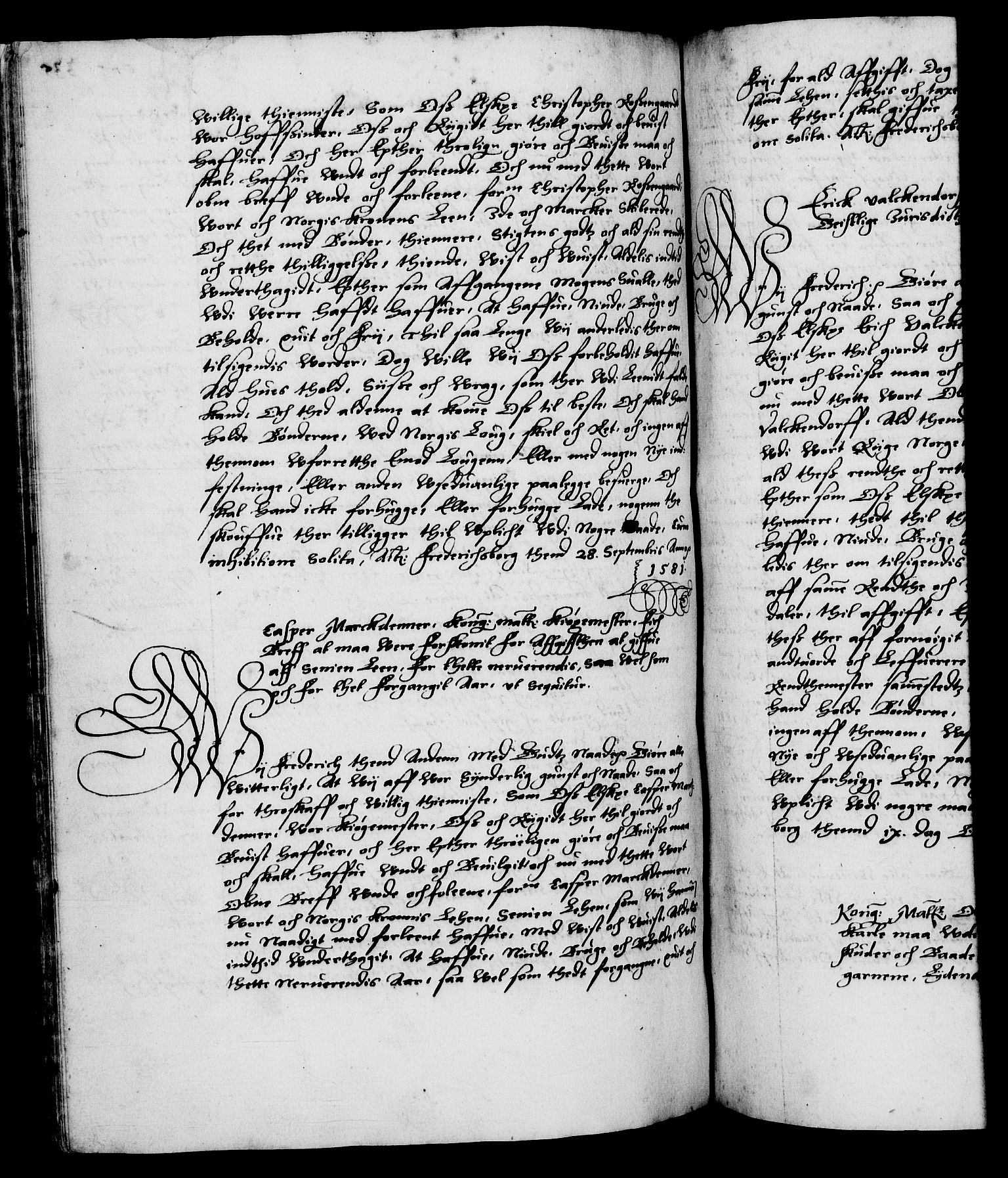 Danske Kanselli 1572-1799, AV/RA-EA-3023/F/Fc/Fca/Fcaa/L0001: Norske registre (mikrofilm), 1572-1588, s. 335b
