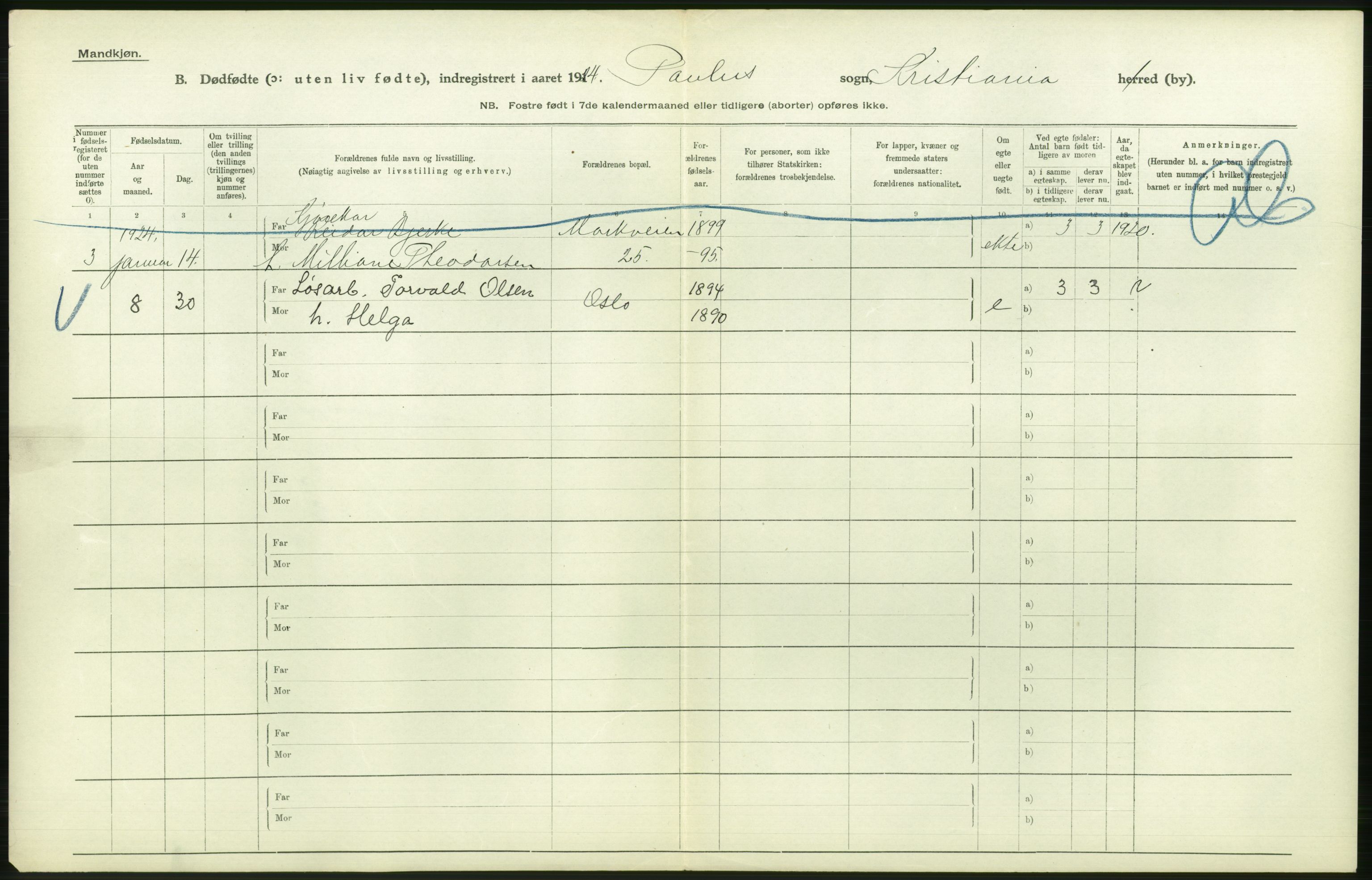 Statistisk sentralbyrå, Sosiodemografiske emner, Befolkning, AV/RA-S-2228/D/Df/Dfc/Dfcd/L0009: Kristiania: Døde kvinner, dødfødte, 1924, s. 620