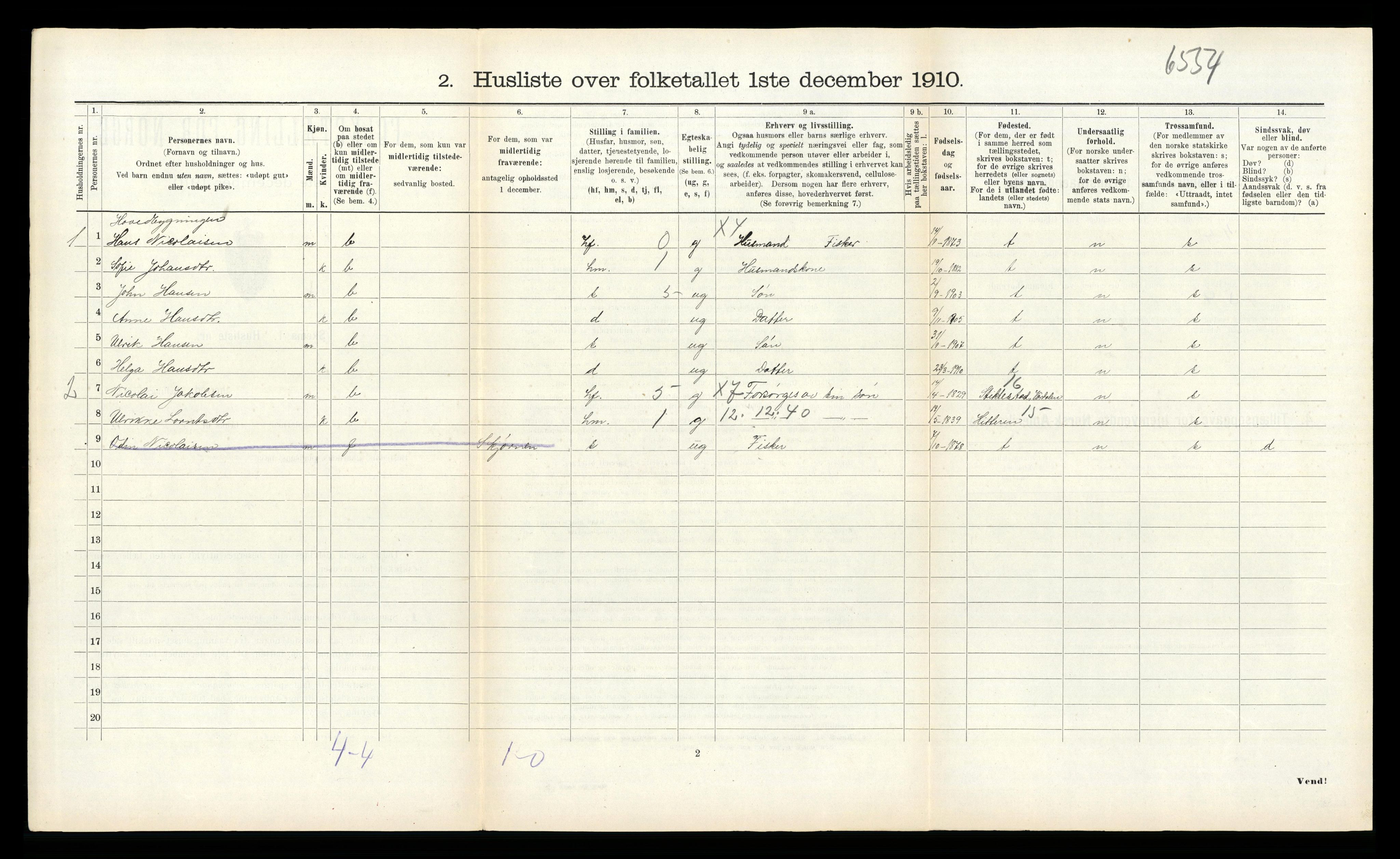 RA, Folketelling 1910 for 1620 Nord-Frøya herred, 1910, s. 241