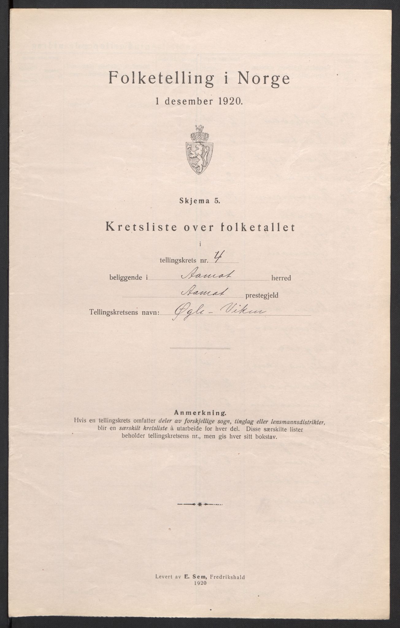 SAH, Folketelling 1920 for 0429 Åmot herred, 1920, s. 23