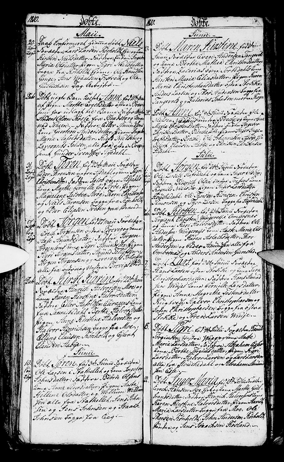 Bamble kirkebøker, AV/SAKO-A-253/G/Ga/L0004: Klokkerbok nr. I 4, 1808-1814