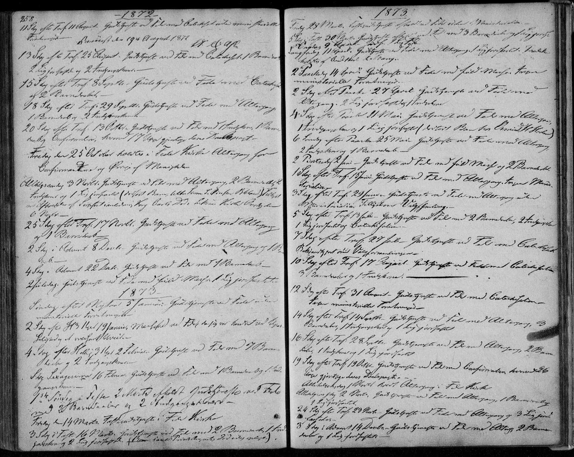 Kvinesdal sokneprestkontor, SAK/1111-0026/F/Fa/Faa/L0002: Ministerialbok nr. A 2, 1850-1876, s. 258
