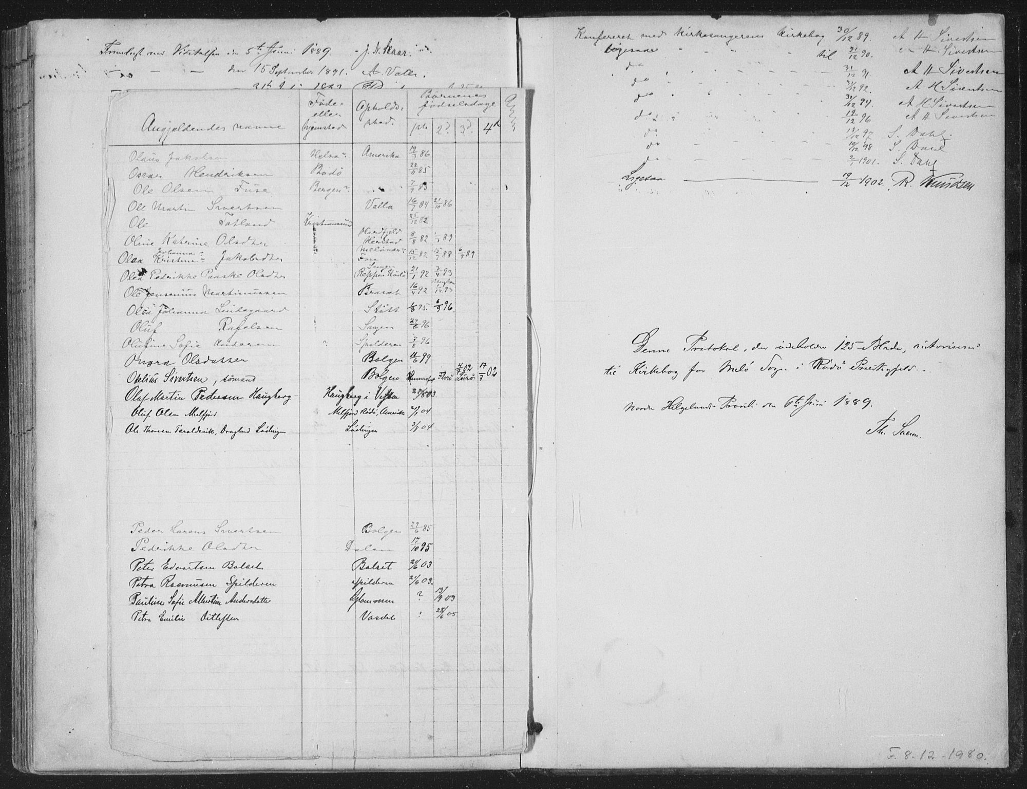 Ministerialprotokoller, klokkerbøker og fødselsregistre - Nordland, AV/SAT-A-1459/843/L0628: Ministerialbok nr. 843A03, 1889-1907