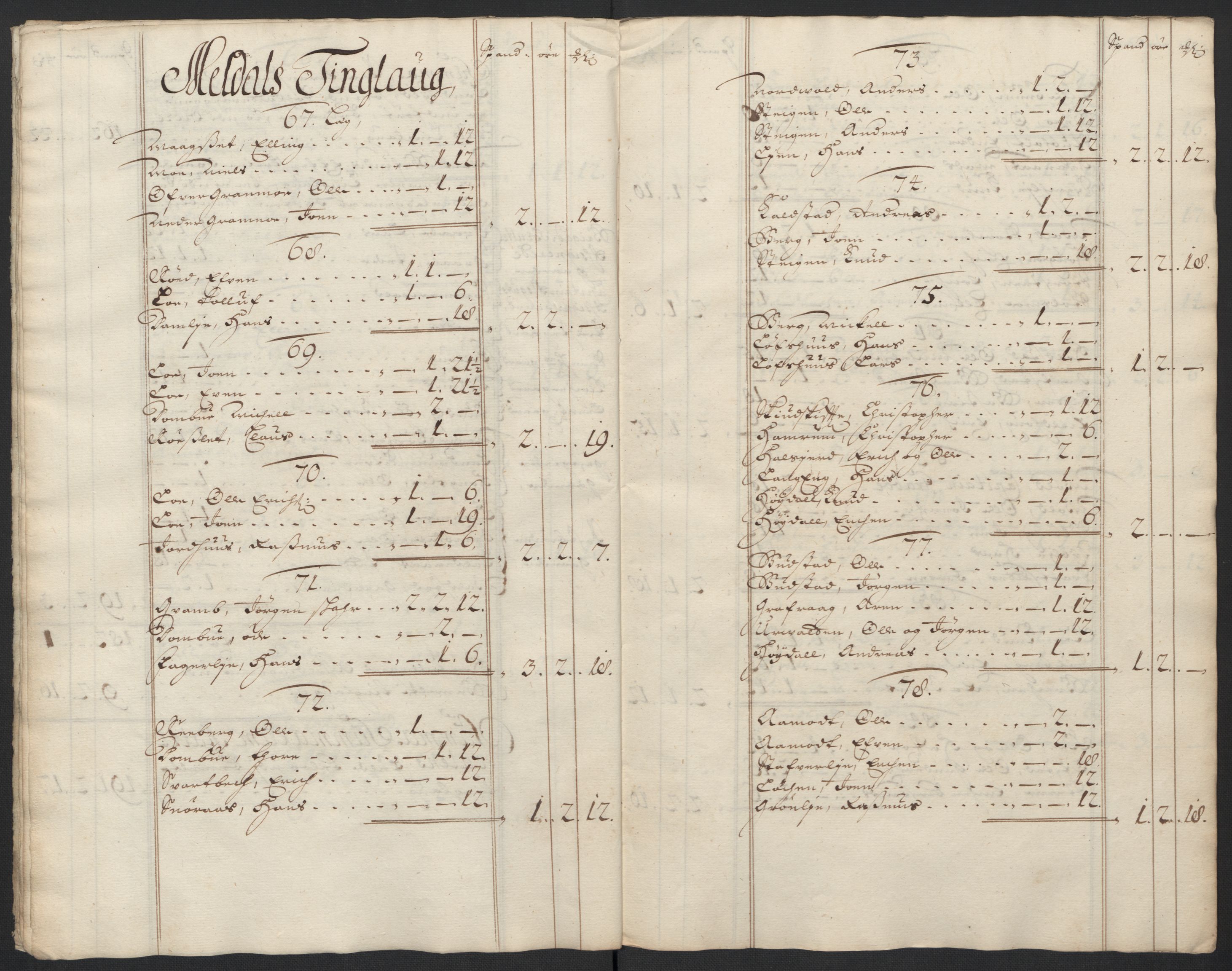 Rentekammeret inntil 1814, Reviderte regnskaper, Fogderegnskap, AV/RA-EA-4092/R60/L3954: Fogderegnskap Orkdal og Gauldal, 1704, s. 89