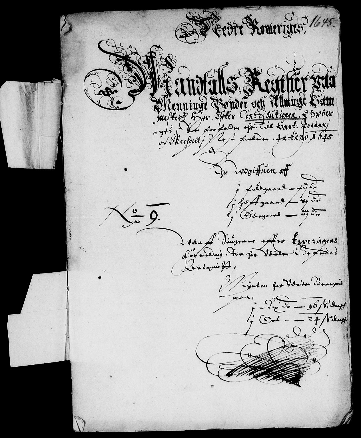 Rentekammeret inntil 1814, Reviderte regnskaper, Lensregnskaper, AV/RA-EA-5023/R/Rb/Rba/L0185: Akershus len, 1645-1646