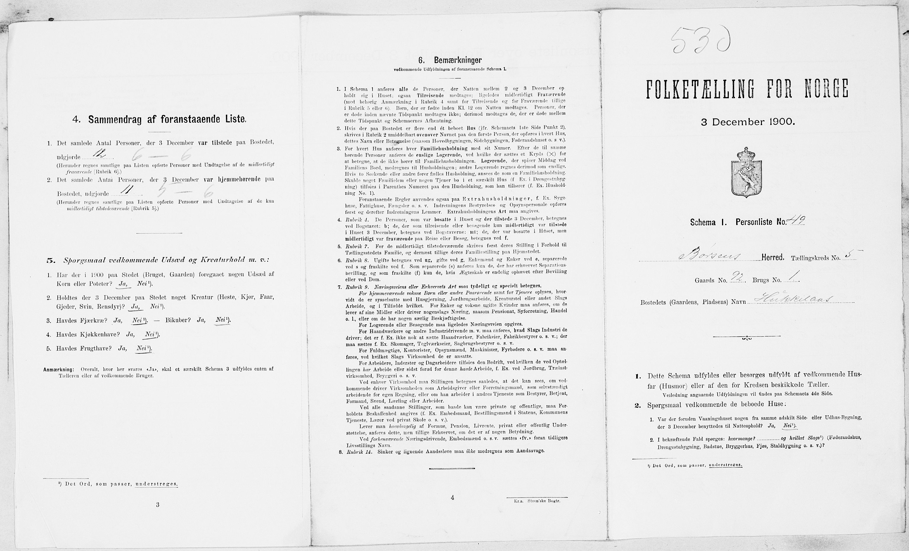 SAT, Folketelling 1900 for 1658 Børsa herred, 1900, s. 649