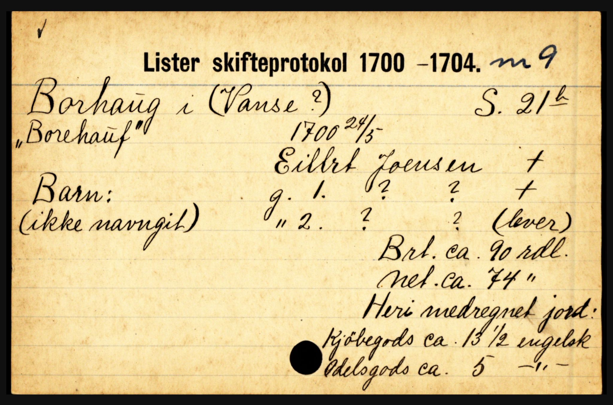 Lister sorenskriveri, AV/SAK-1221-0003/H, s. 2961