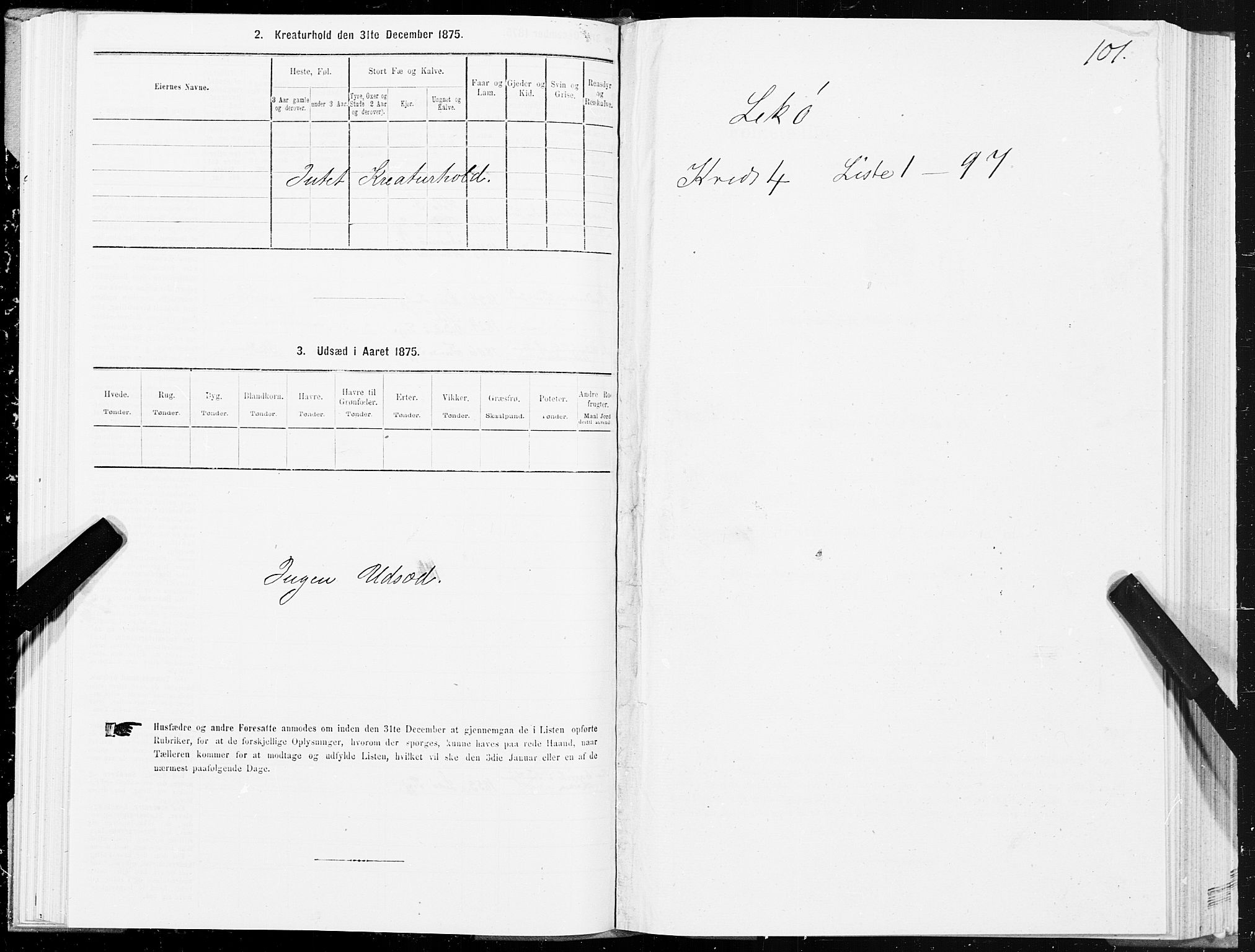 SAT, Folketelling 1875 for 1755P Leka prestegjeld, 1875, s. 2101