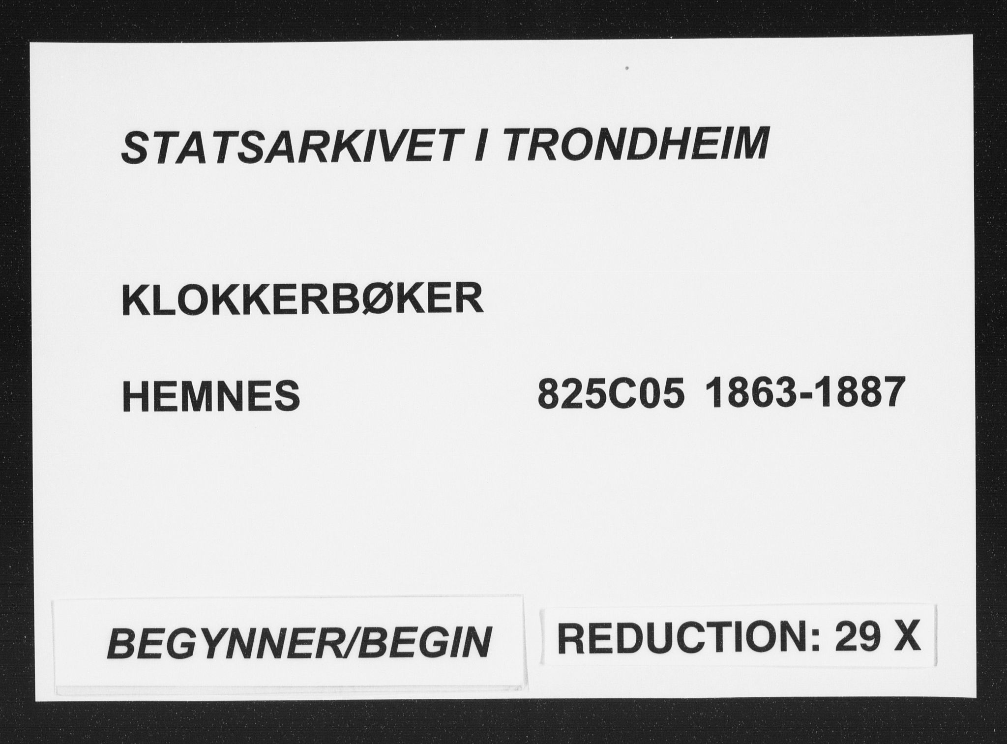 Ministerialprotokoller, klokkerbøker og fødselsregistre - Nordland, SAT/A-1459/825/L0368: Klokkerbok nr. 825C05, 1863-1887