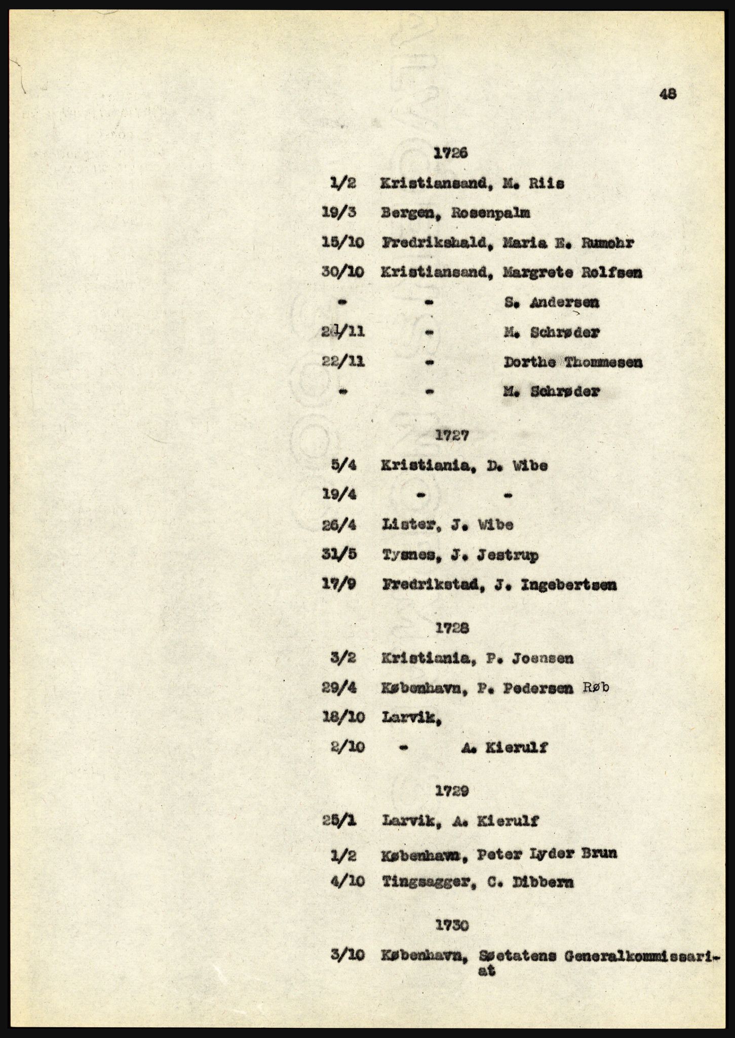 Riksarkivet, Seksjon for eldre arkiv og spesialsamlinger, AV/RA-EA-6797/H/Ha, 1953, s. 48