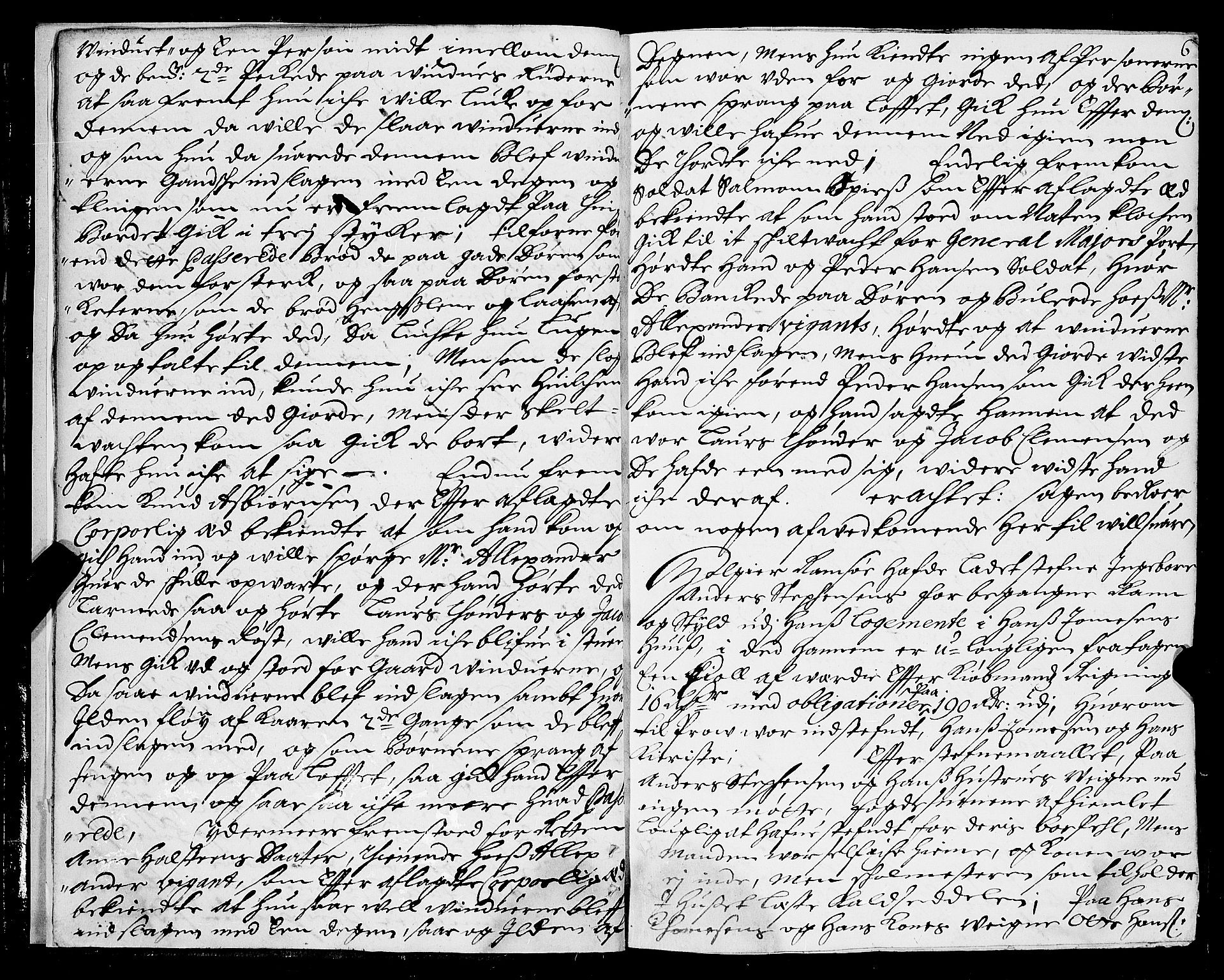Trondheim byfogd, AV/SAT-A-0003/1/1/1A/L0017: Bytingsprotokoll - 8/1-6/5., 1691-1692, s. 5b-6a