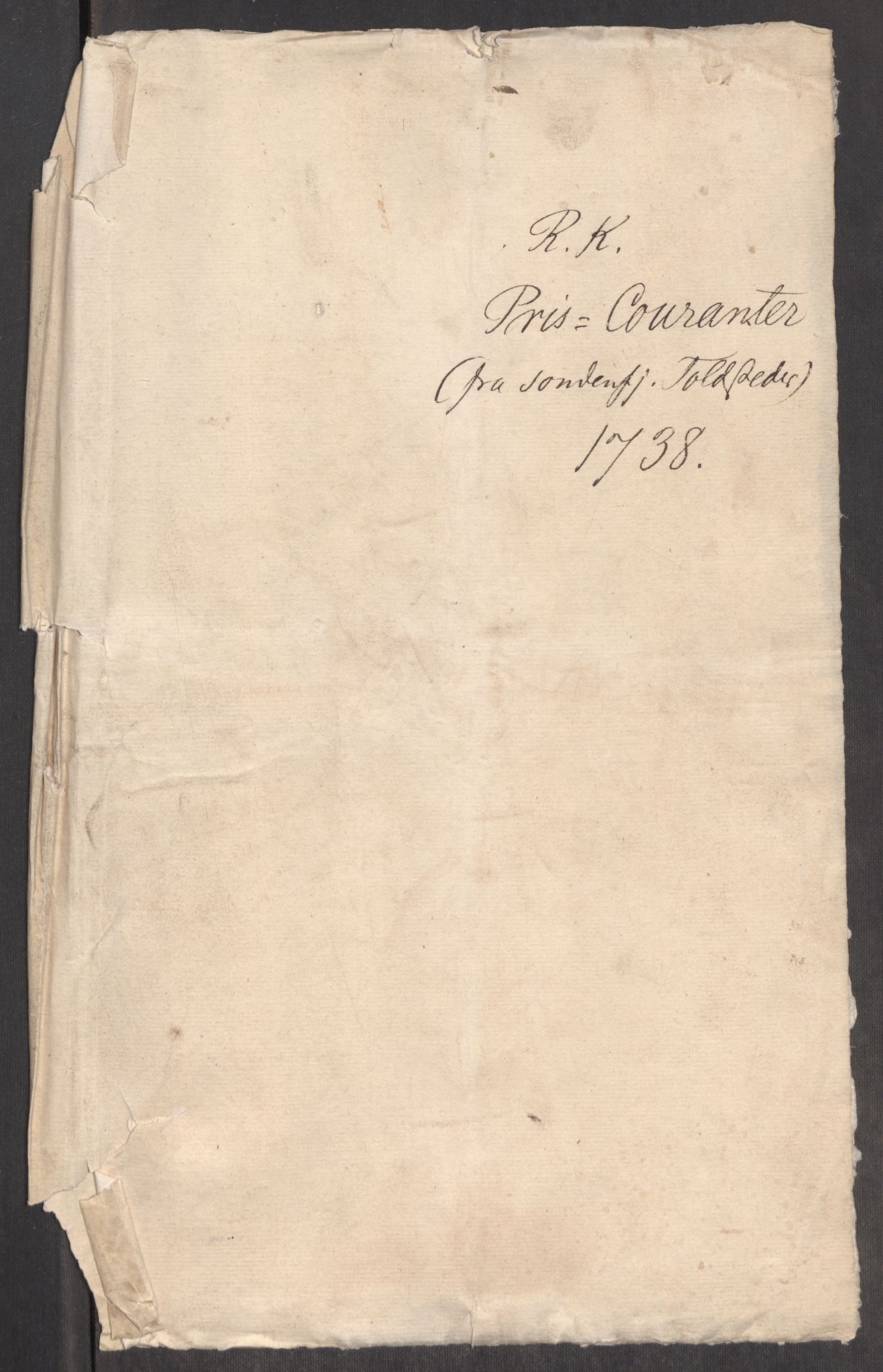 Rentekammeret inntil 1814, Realistisk ordnet avdeling, AV/RA-EA-4070/Oe/L0001: [Ø1]: Priskuranter, 1712-1739, s. 672