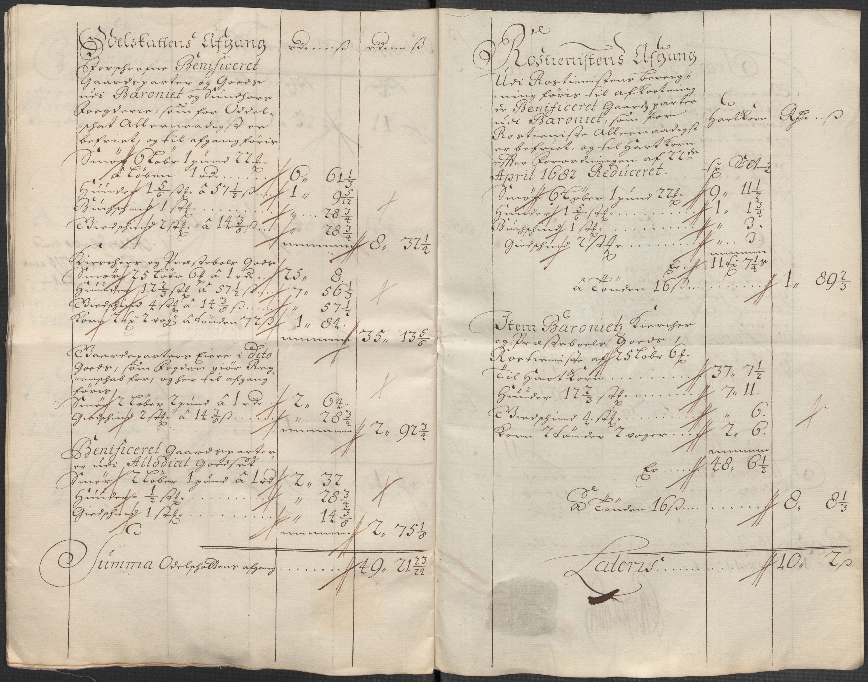 Rentekammeret inntil 1814, Reviderte regnskaper, Fogderegnskap, AV/RA-EA-4092/R49/L3140: Fogderegnskap Rosendal Baroni, 1718-1720, s. 229