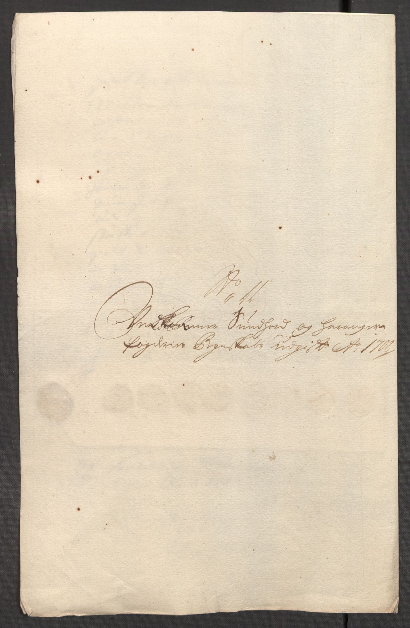 Rentekammeret inntil 1814, Reviderte regnskaper, Fogderegnskap, AV/RA-EA-4092/R48/L2985: Fogderegnskap Sunnhordland og Hardanger, 1708, s. 268