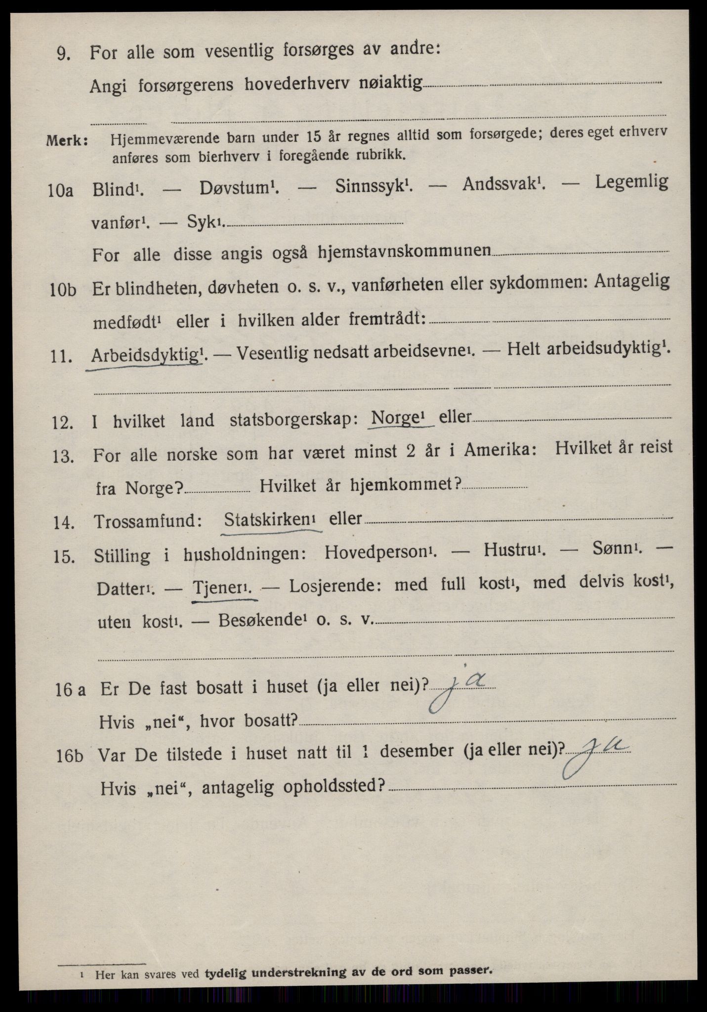 SAT, Folketelling 1920 for 1519 Volda herred, 1920, s. 3473
