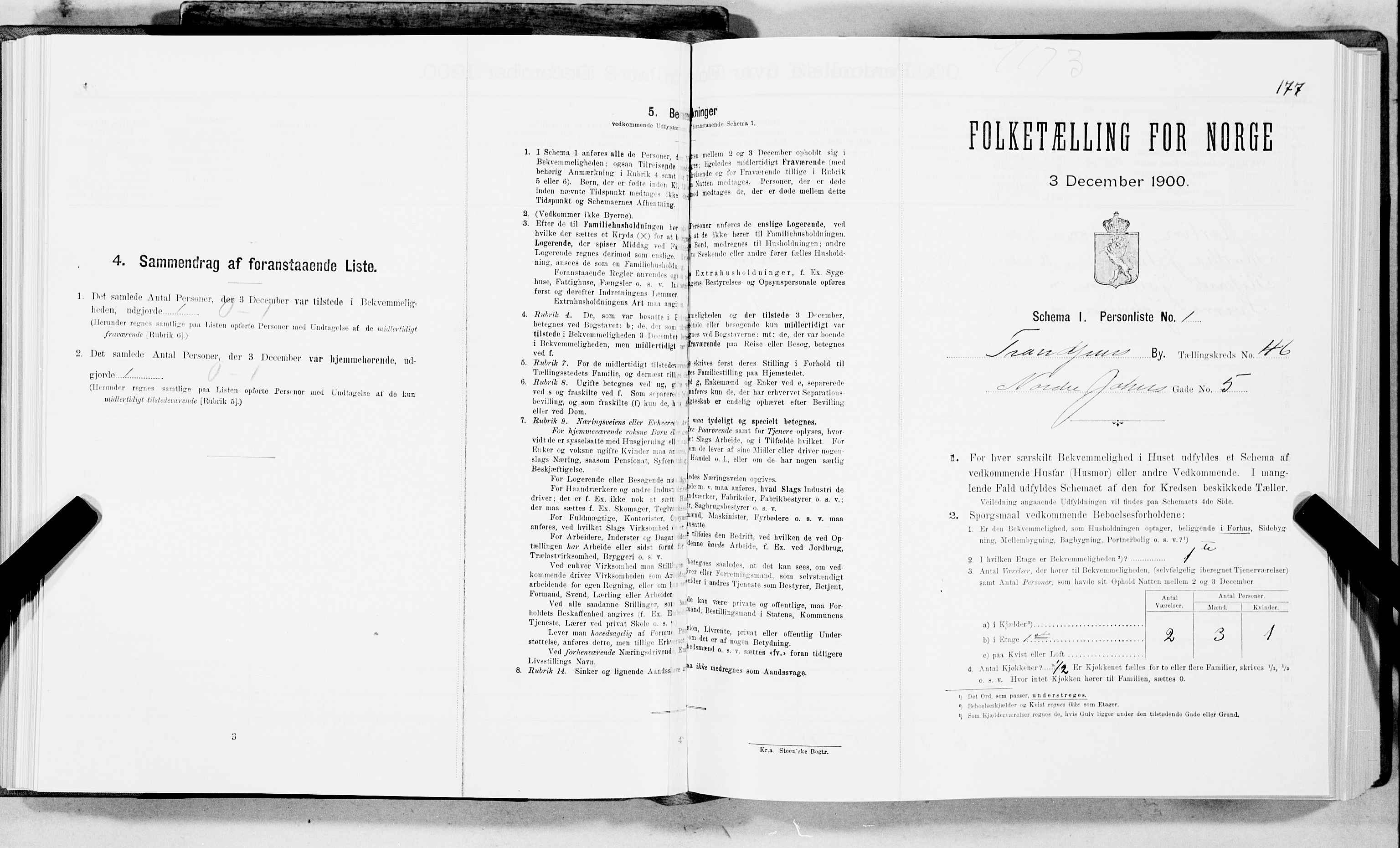 SAT, Folketelling 1900 for 1601 Trondheim kjøpstad, 1900, s. 7480