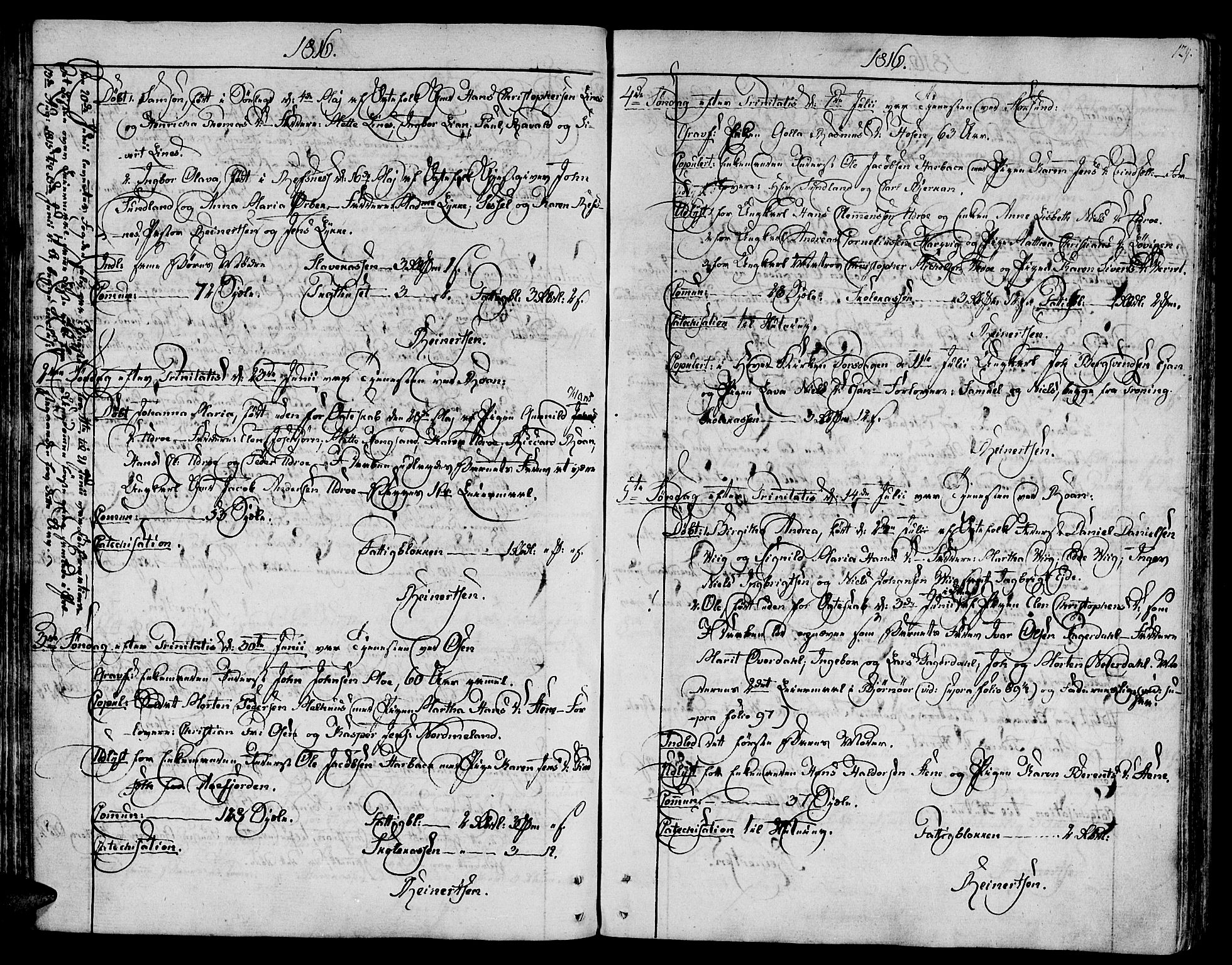 Ministerialprotokoller, klokkerbøker og fødselsregistre - Sør-Trøndelag, SAT/A-1456/657/L0701: Ministerialbok nr. 657A02, 1802-1831, s. 129