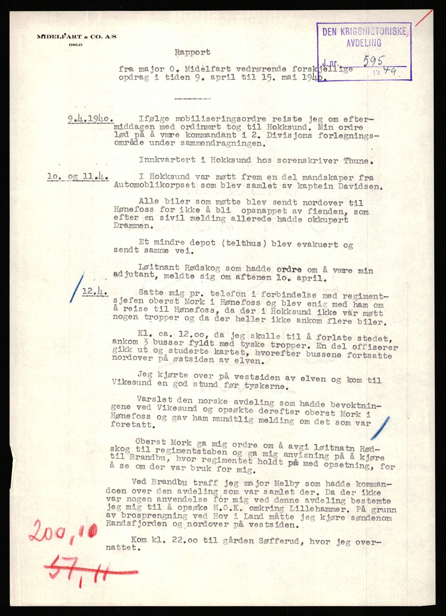 Forsvaret, Forsvarets krigshistoriske avdeling, AV/RA-RAFA-2017/Y/Yb/L0063: II-C-11-200  -  2. Divisjon., 1940, s. 560