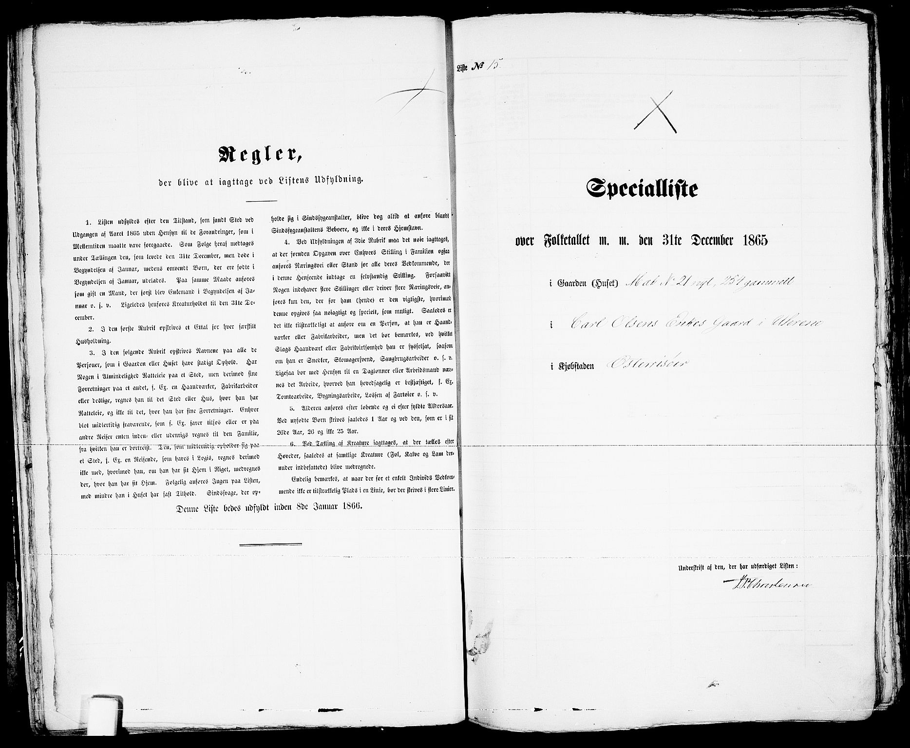 RA, Folketelling 1865 for 0901B Risør prestegjeld, Risør kjøpstad, 1865, s. 37