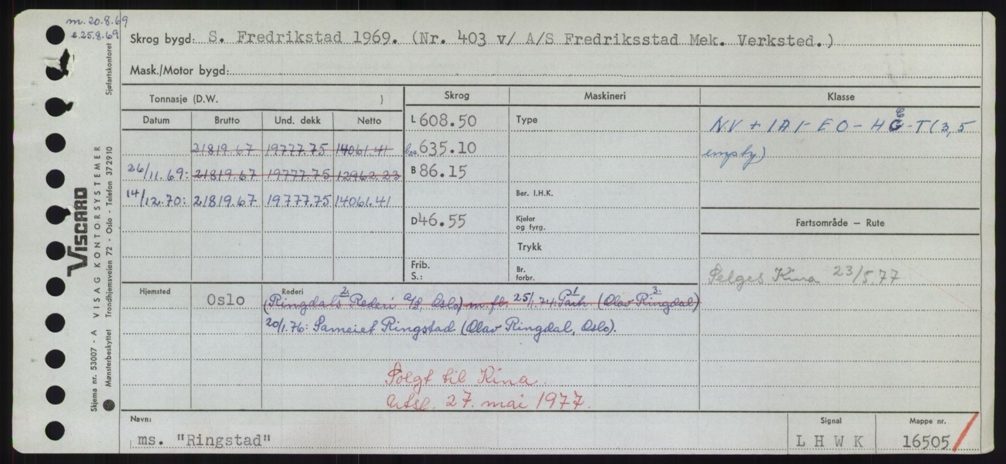 Sjøfartsdirektoratet med forløpere, Skipsmålingen, AV/RA-S-1627/H/Hd/L0030: Fartøy, Q-Riv, s. 581