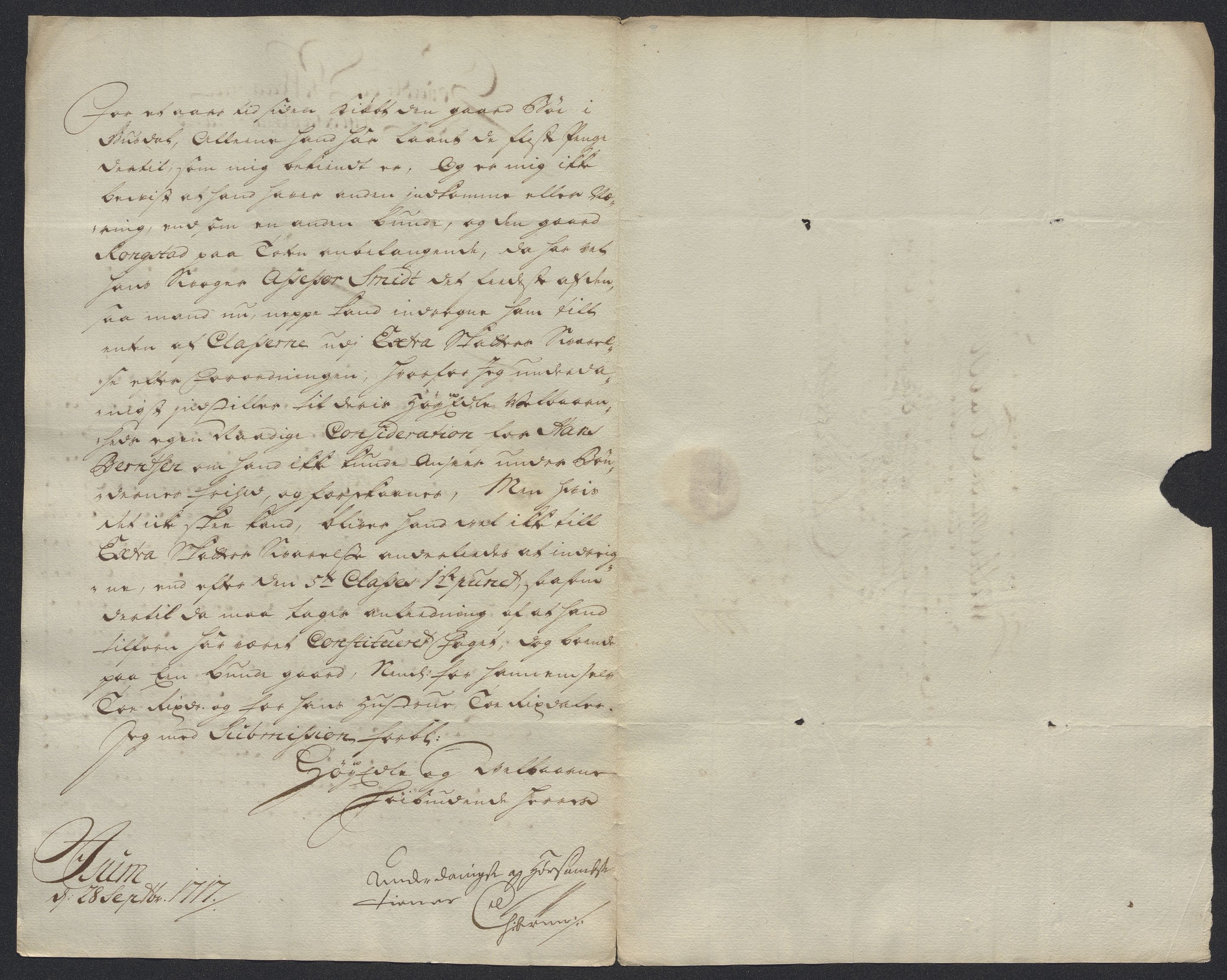 Kristiania stiftamt, AV/SAO-A-10386/E/Ed/Ede/L0006: Fogder, 1717, s. 40