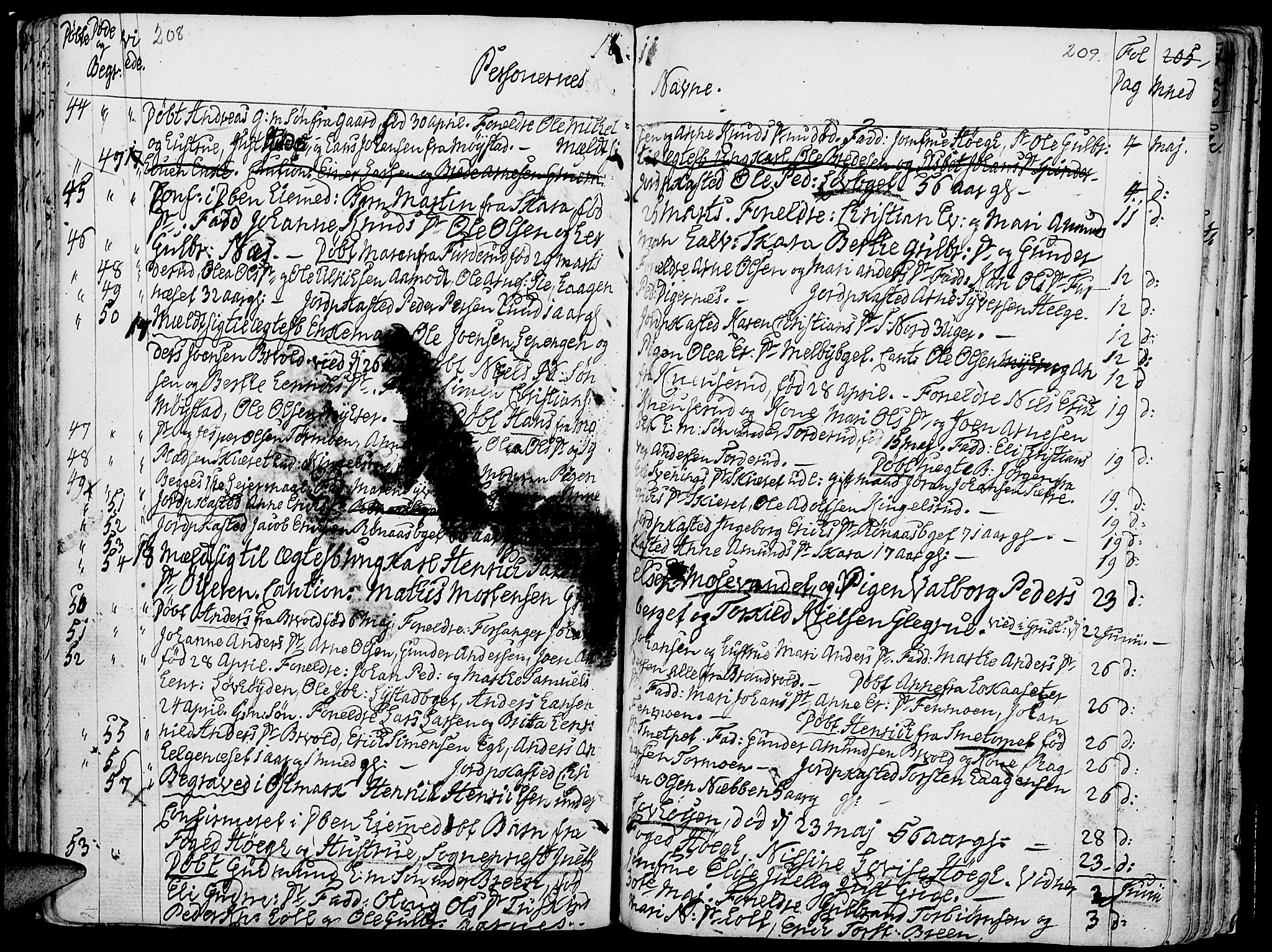 Grue prestekontor, AV/SAH-PREST-036/H/Ha/Haa/L0005: Ministerialbok nr. 5, 1805-1814, s. 208-209