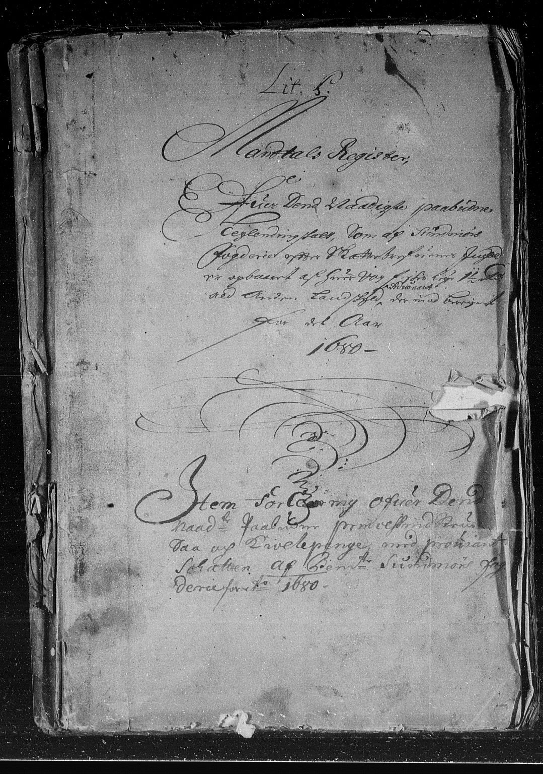 Rentekammeret inntil 1814, Reviderte regnskaper, Stiftamtstueregnskaper, Bergen stiftamt, AV/RA-EA-6043/R/Rc/L0059: Bergen stiftamt, 1680